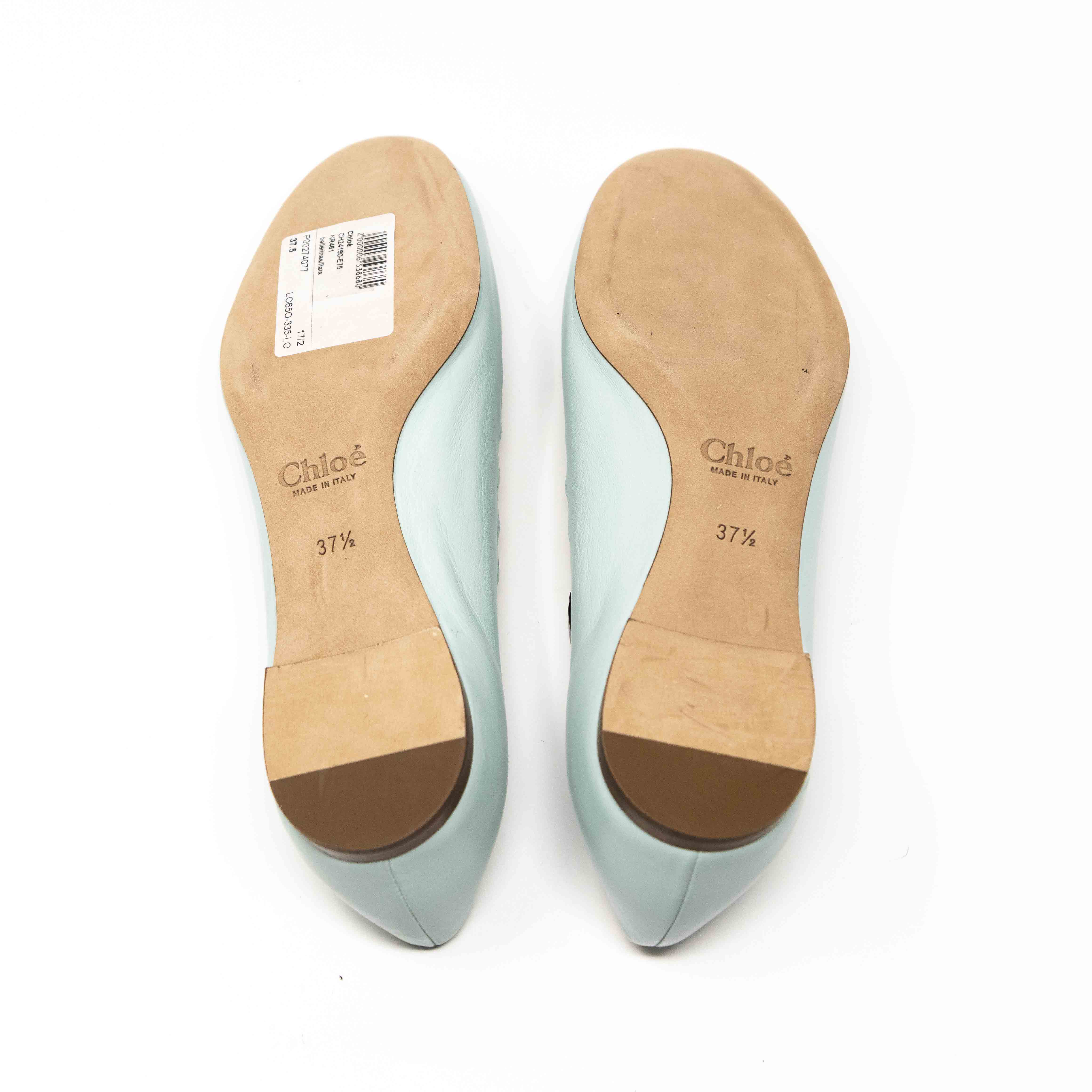 Chloe Blue Gabes Flats 37.5 - Image 7