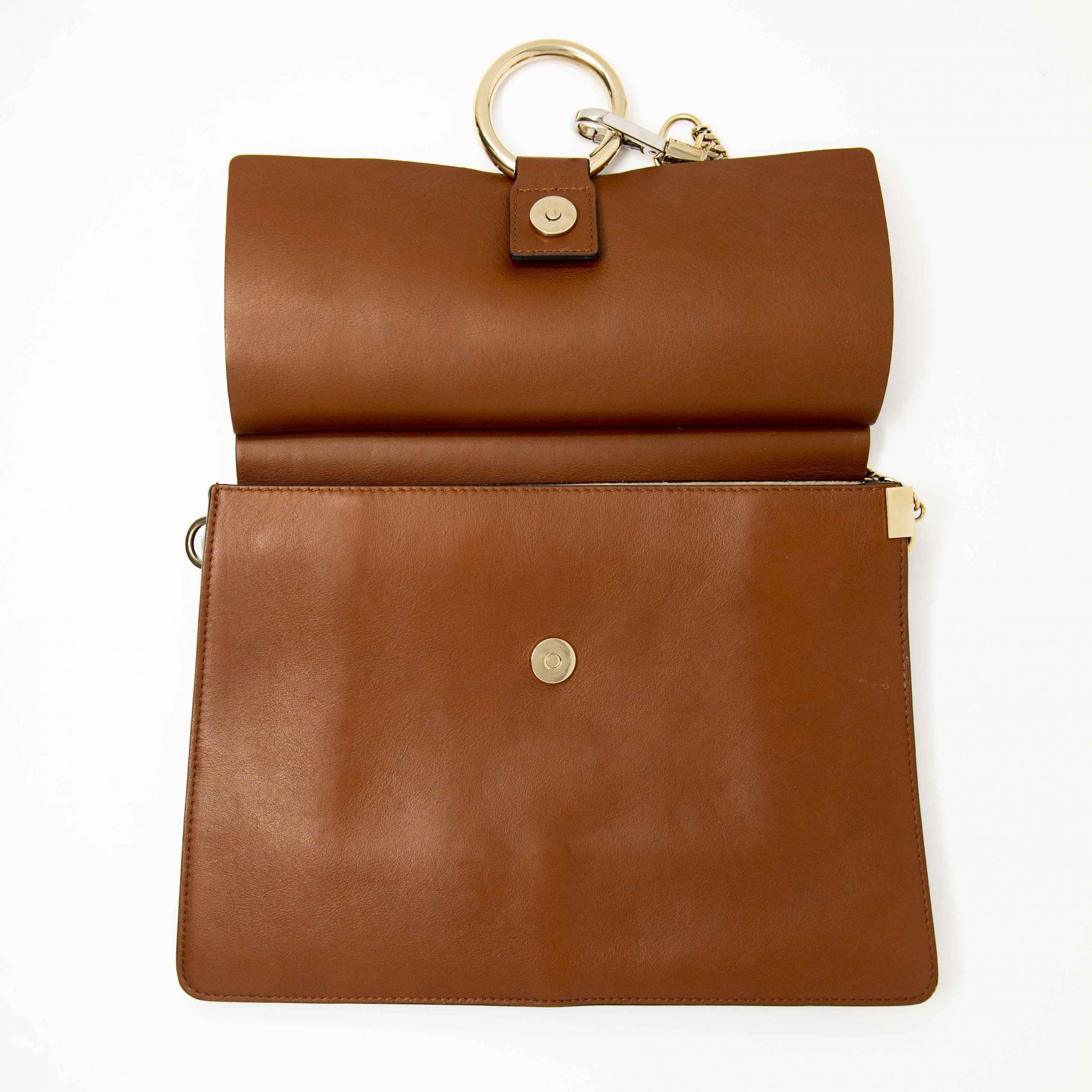 Chloe Brown Medium Faye Bag - Image 10