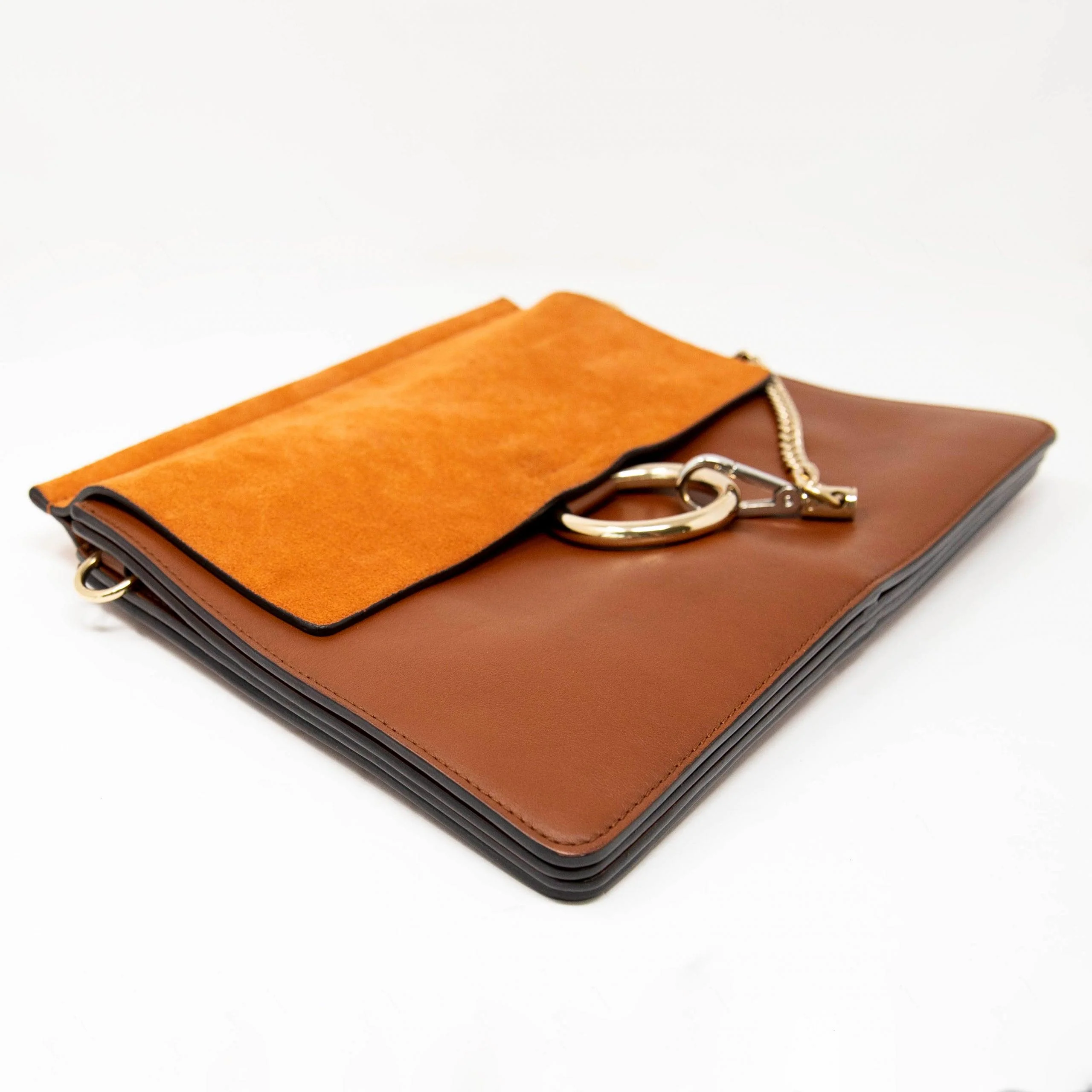 Chloe Brown Medium Faye Bag - Image 4