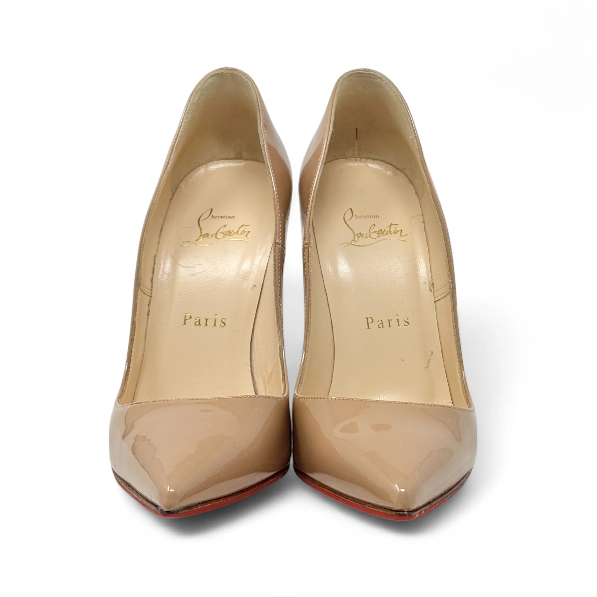 Christian Louboutin Nude So Kate Pumps 37.5 - Image 3