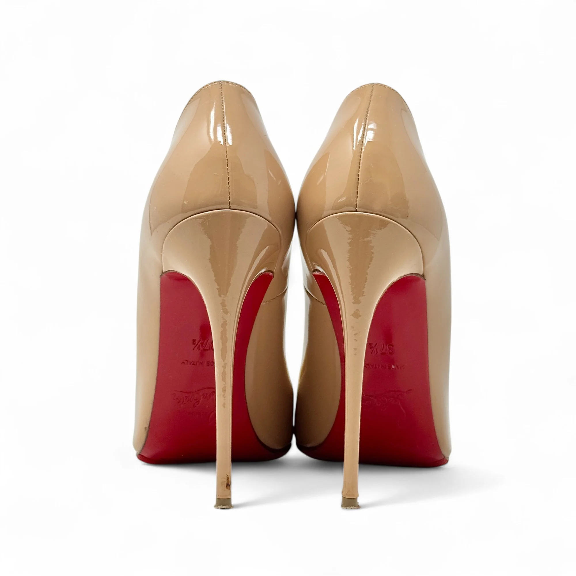 Christian Louboutin Nude So Kate Pumps 37.5 - Image 6