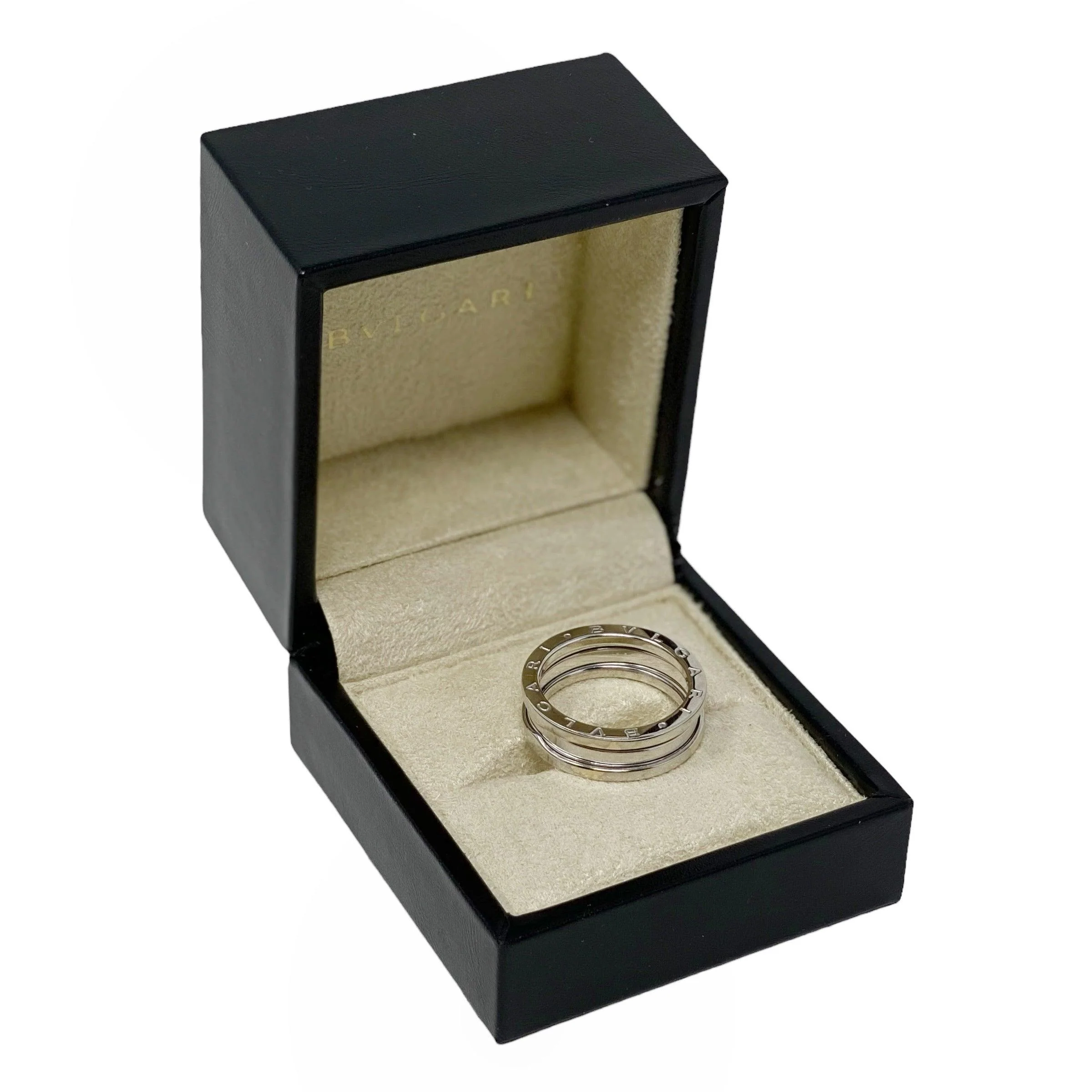 Bvlgari 18k White Gold B.zero1 Ring 60 - Image 3