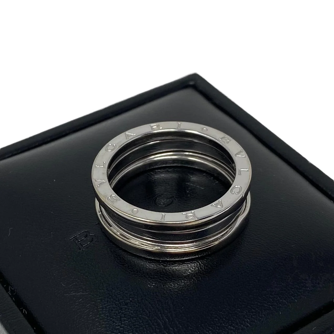 Bvlgari 18k White Gold B.zero1 Ring 60 - Image 4