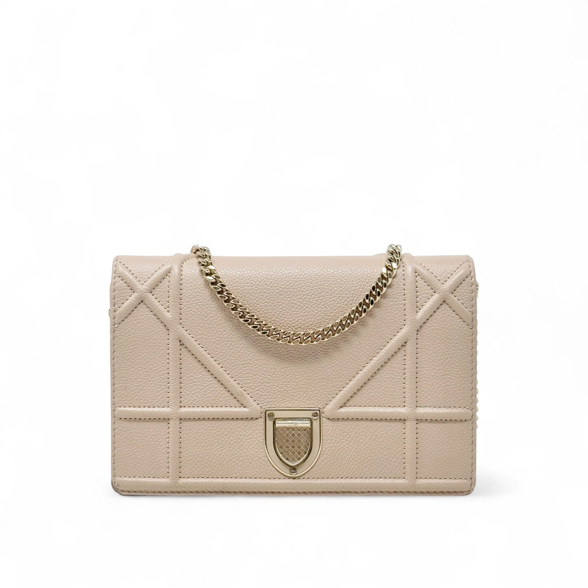 Dior Pink Diorama Wallet On Chain