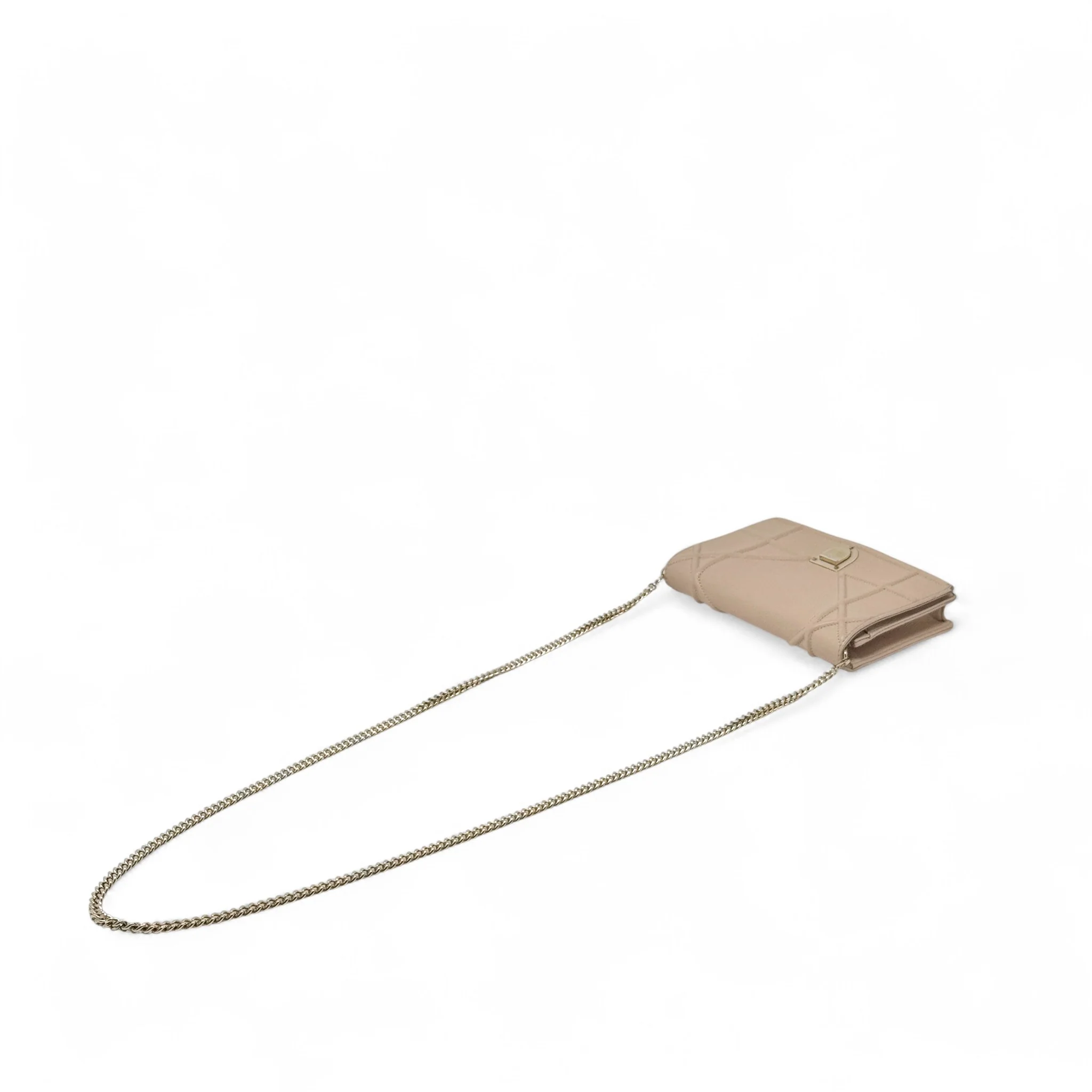 Dior Pink Diorama Wallet On Chain - Image 14