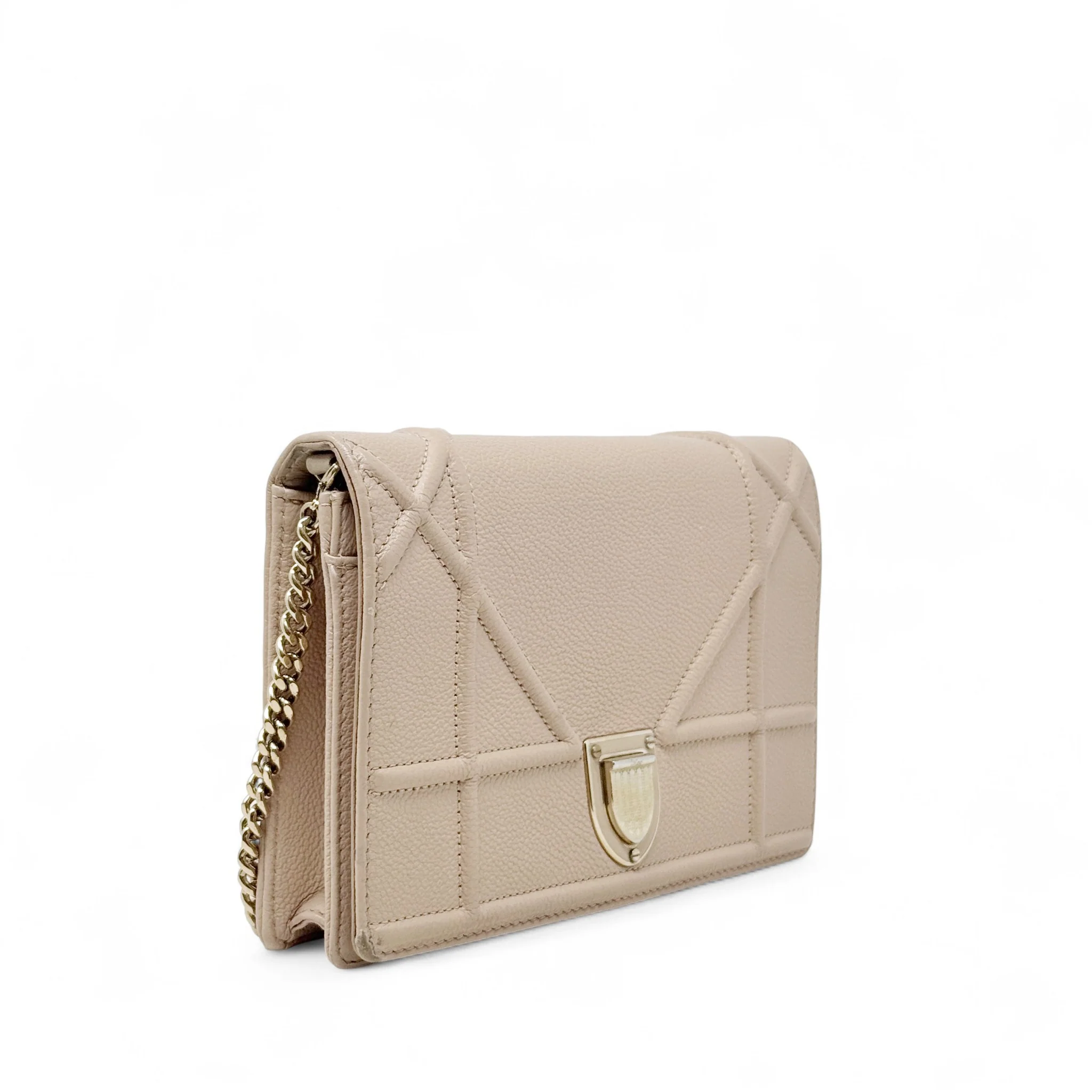 Dior Pink Diorama Wallet On Chain - Image 4