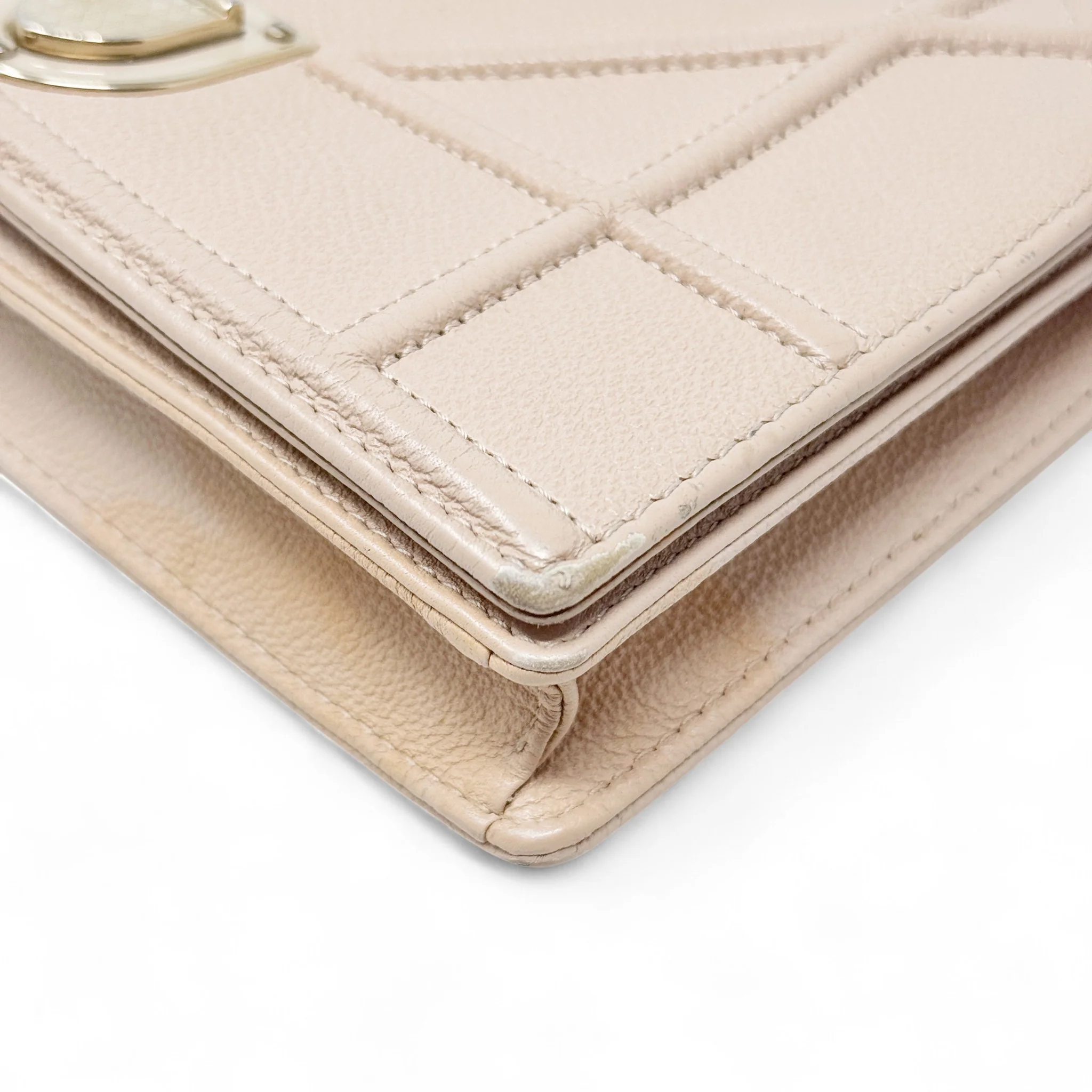 Dior Pink Diorama Wallet On Chain - Image 6