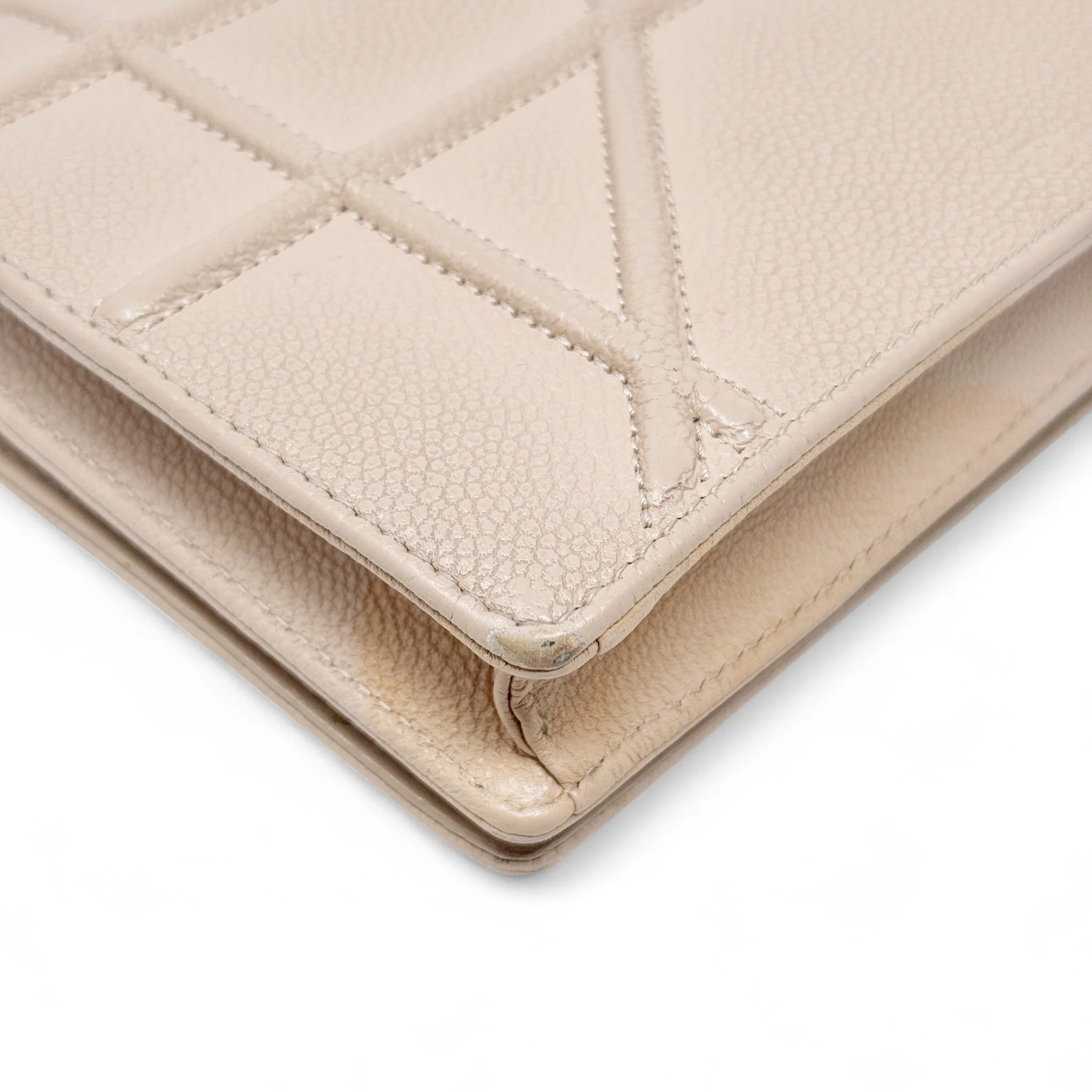 Dior Pink Diorama Wallet On Chain - Image 9