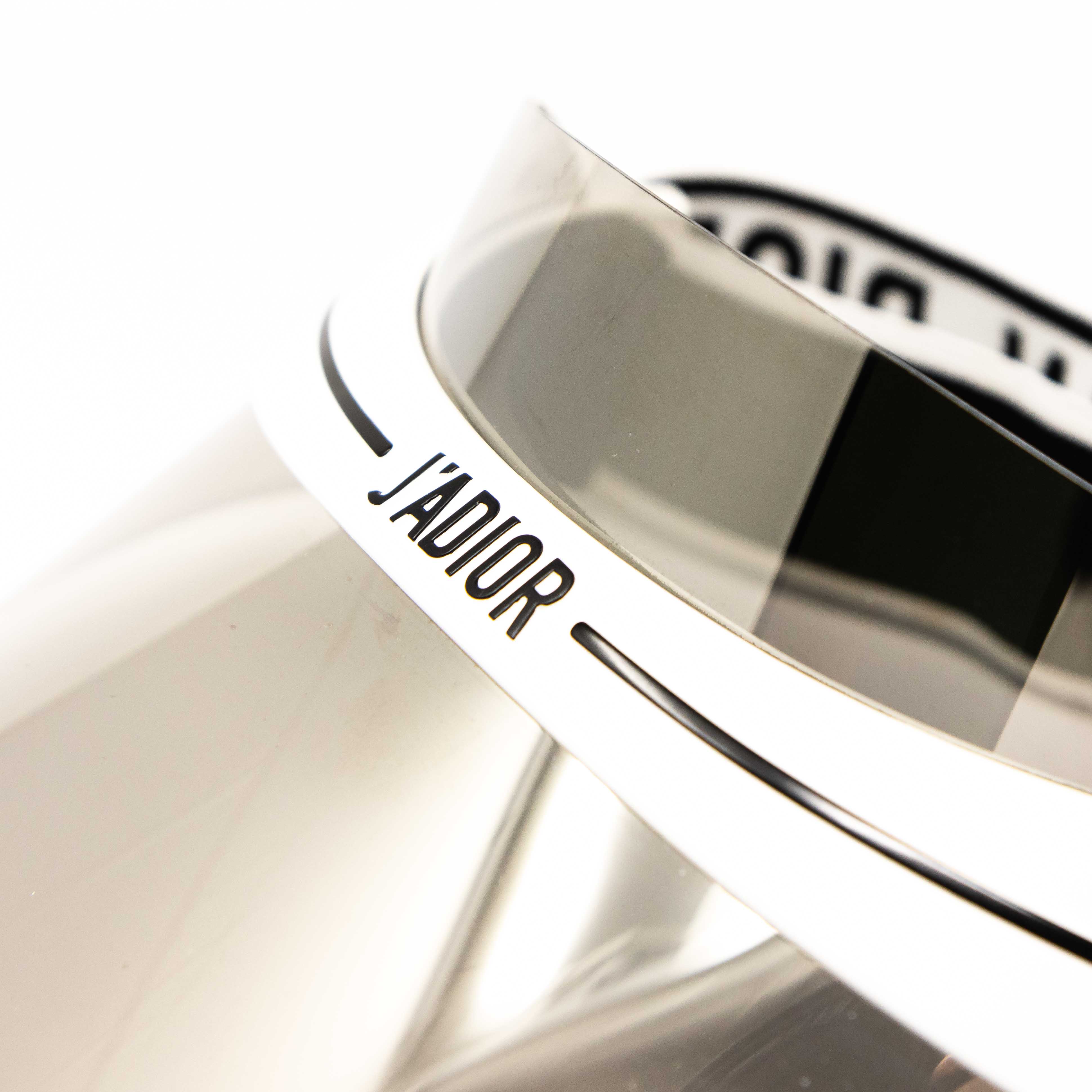 Dior White & Black DiorClub1 Visor - Image 5