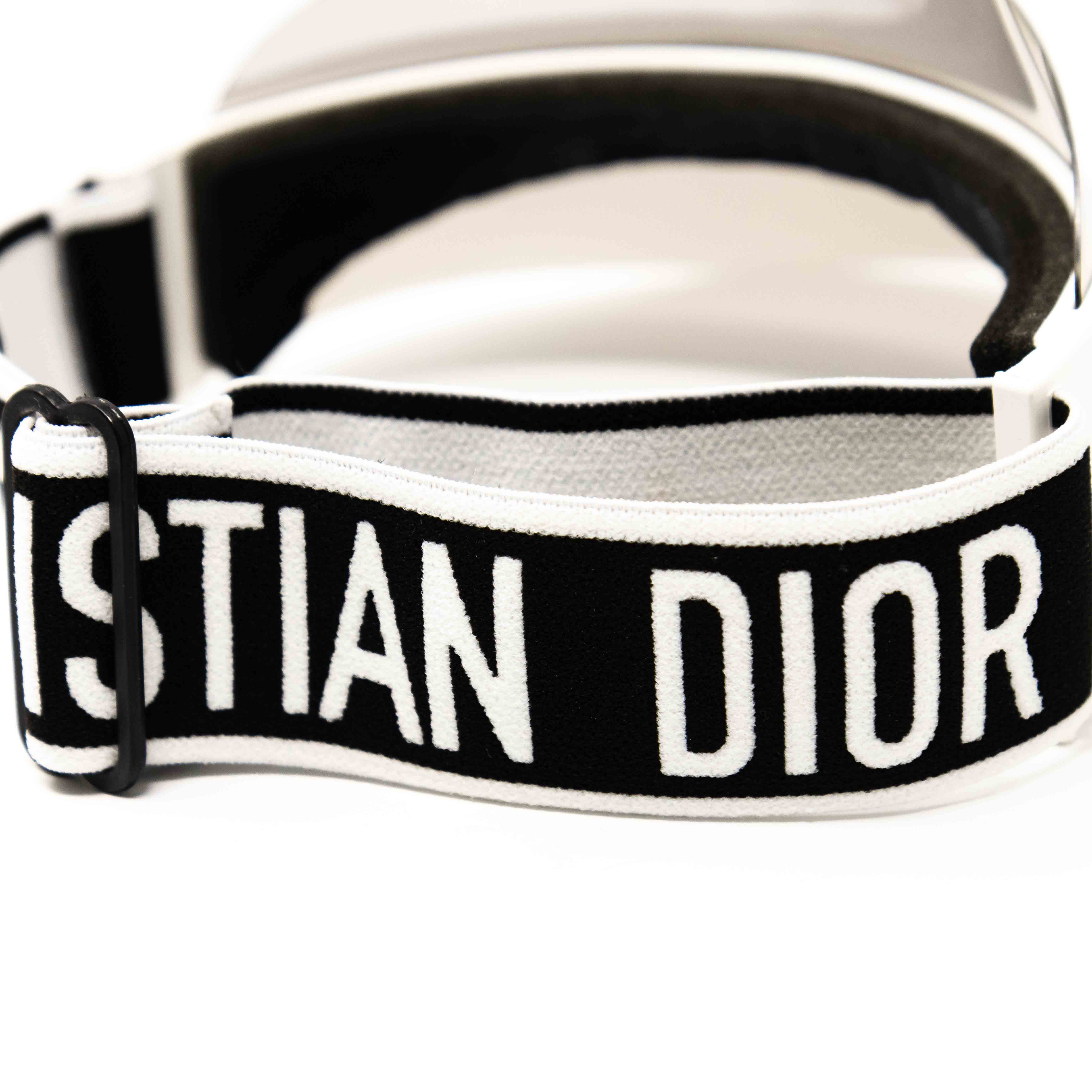 Dior White & Black DiorClub1 Visor - Image 7