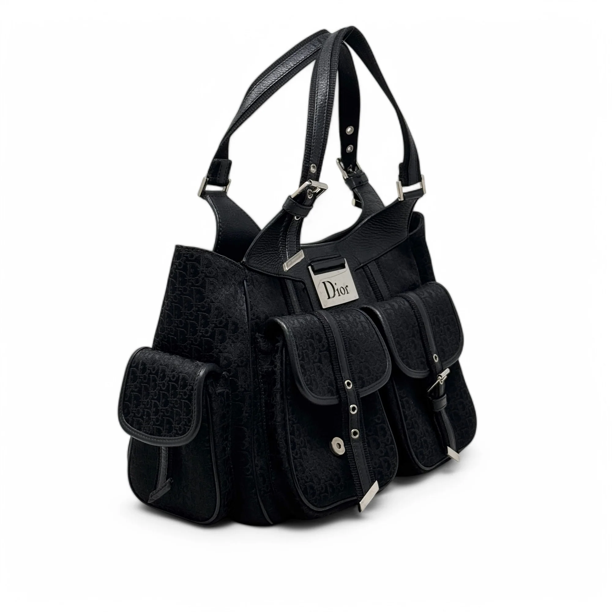 Dior Black Diorissimo Street Chic Hobo - Image 4