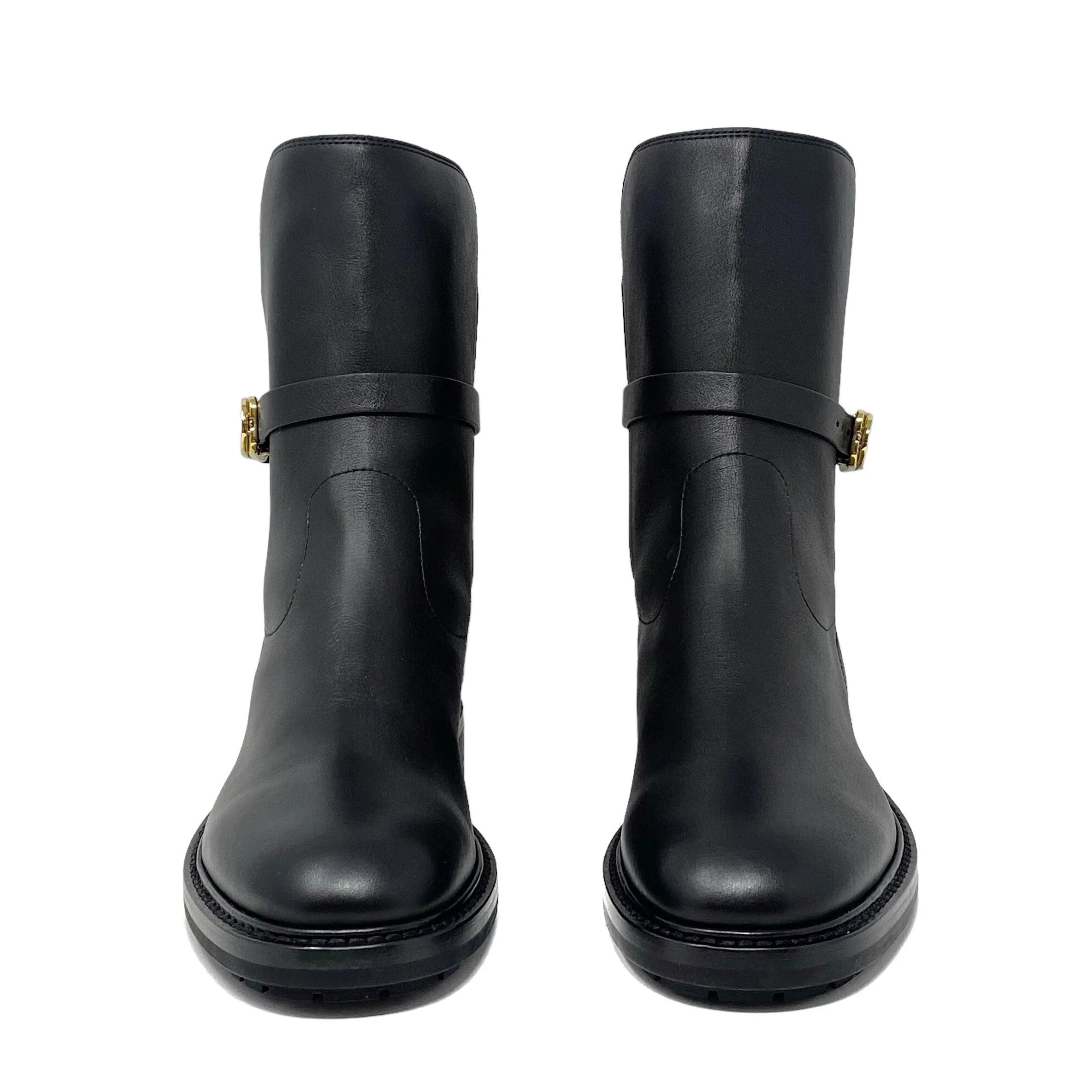 Dior Black Empreinte Combat Boots 38.5 - Image 3