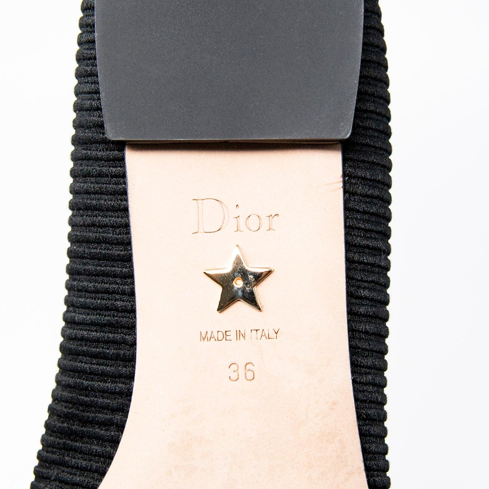 Dior Black J’adior Ballerina Flats 36 - Image 8