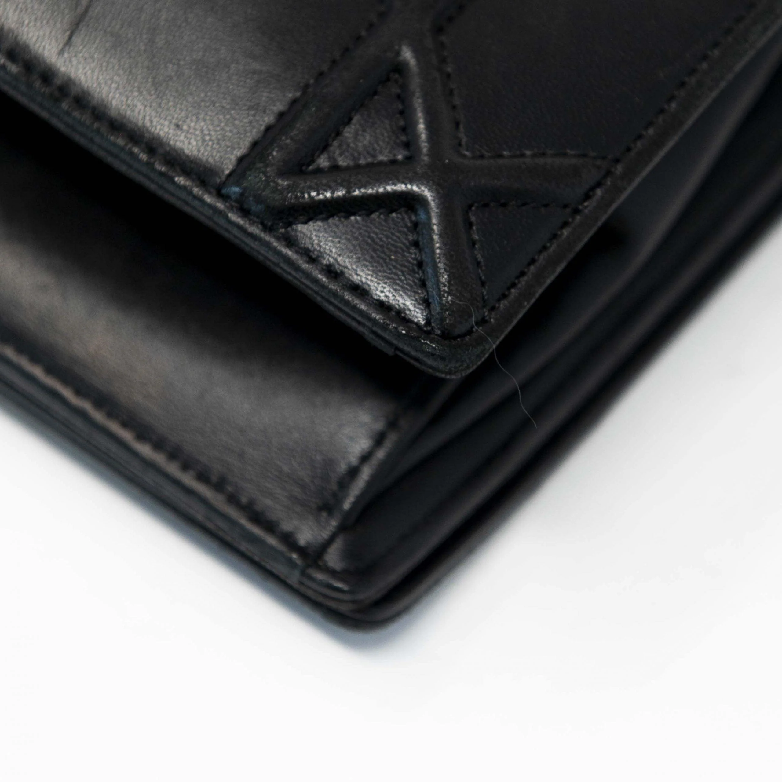 Dior Black Medium Diorama Flap - Image 11