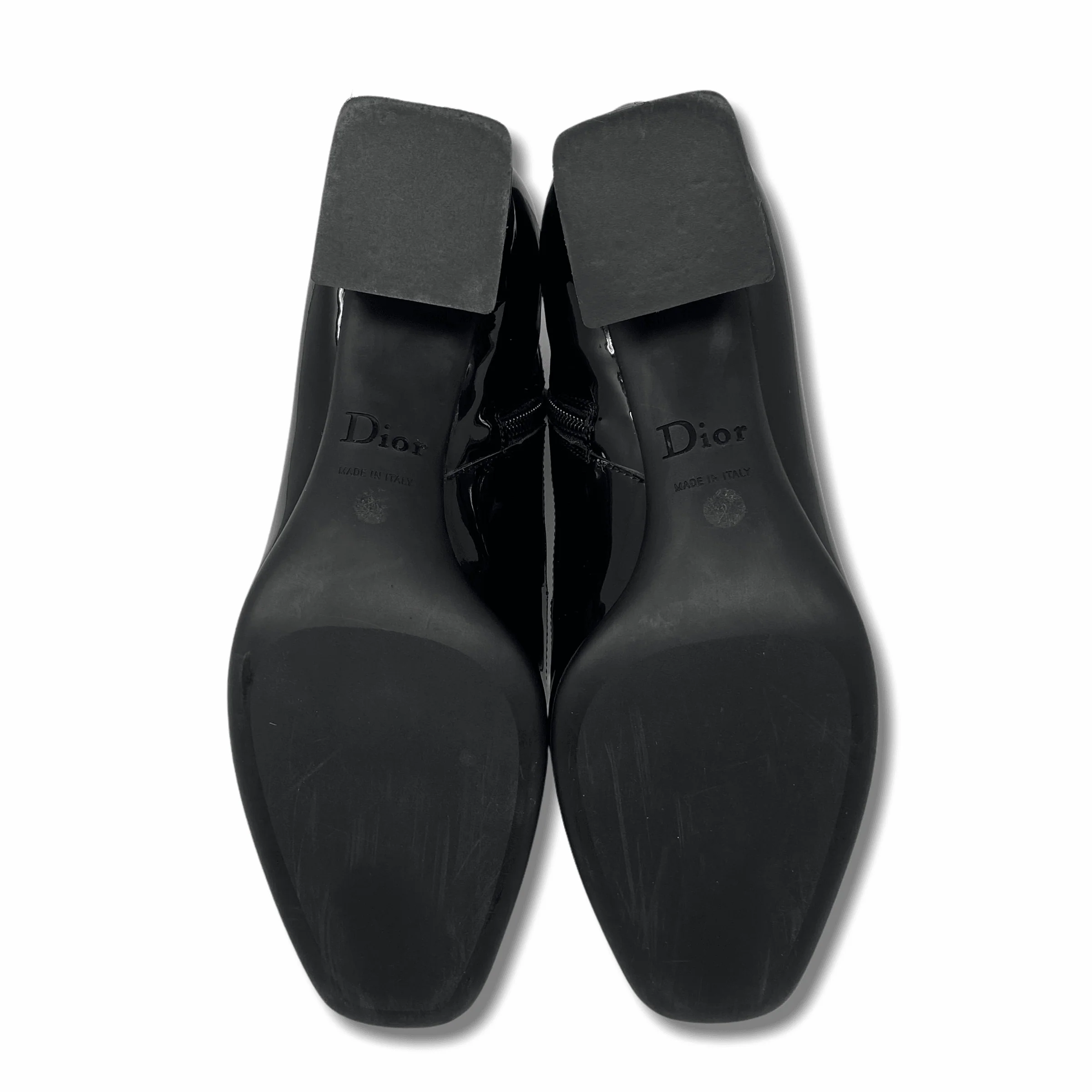 Dior Black Stretch Ankle Boots 36.5 - Image 5