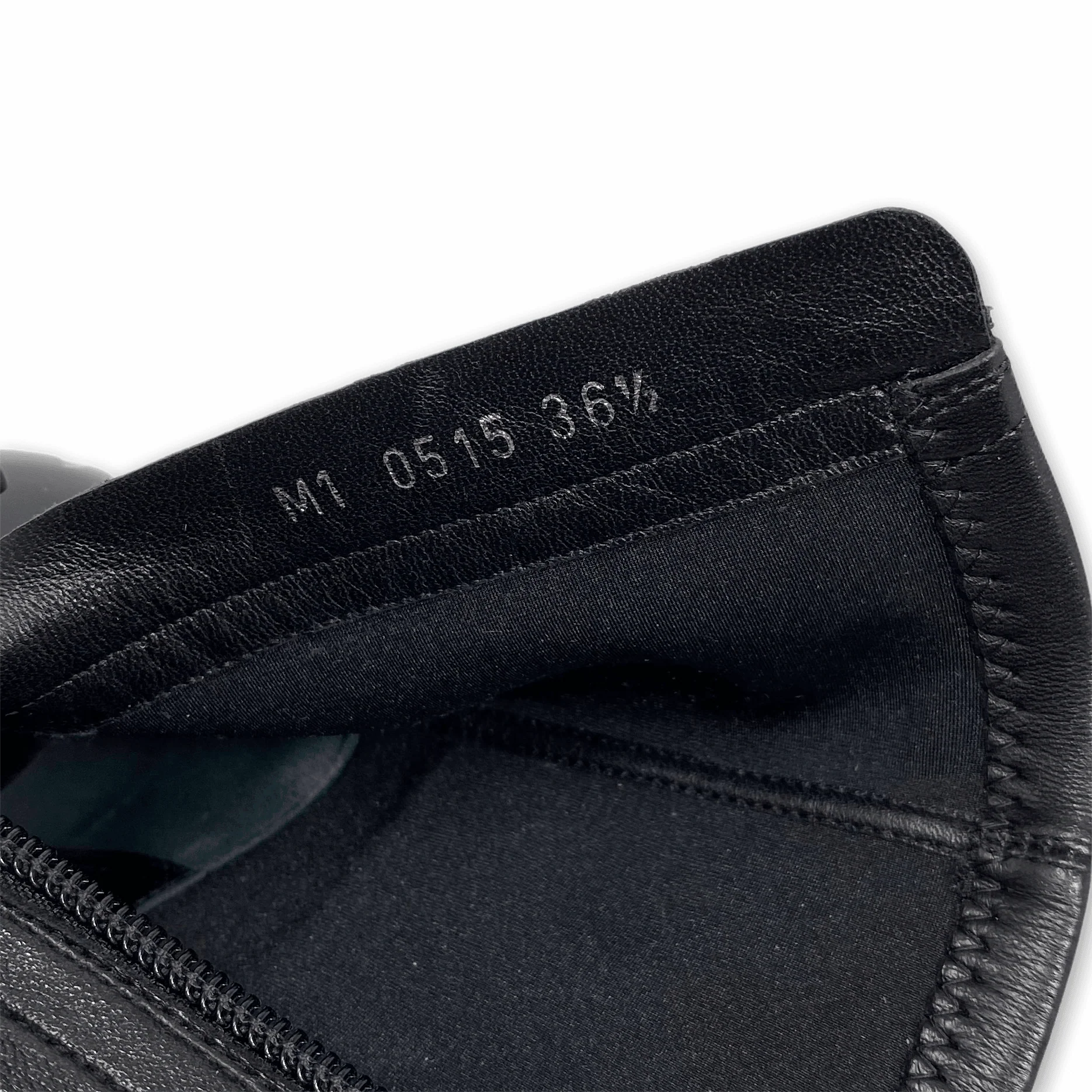 Dior Black Stretch Ankle Boots 36.5 - Image 6
