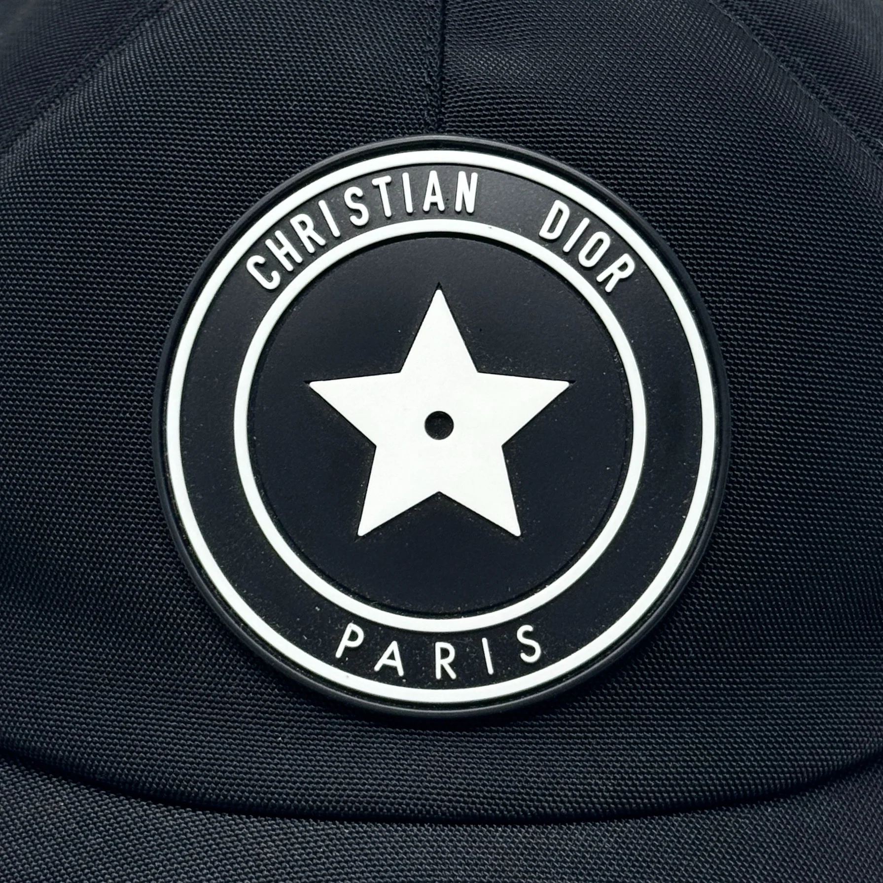 Dior Black Star Logo D-Player Cap - Image 5