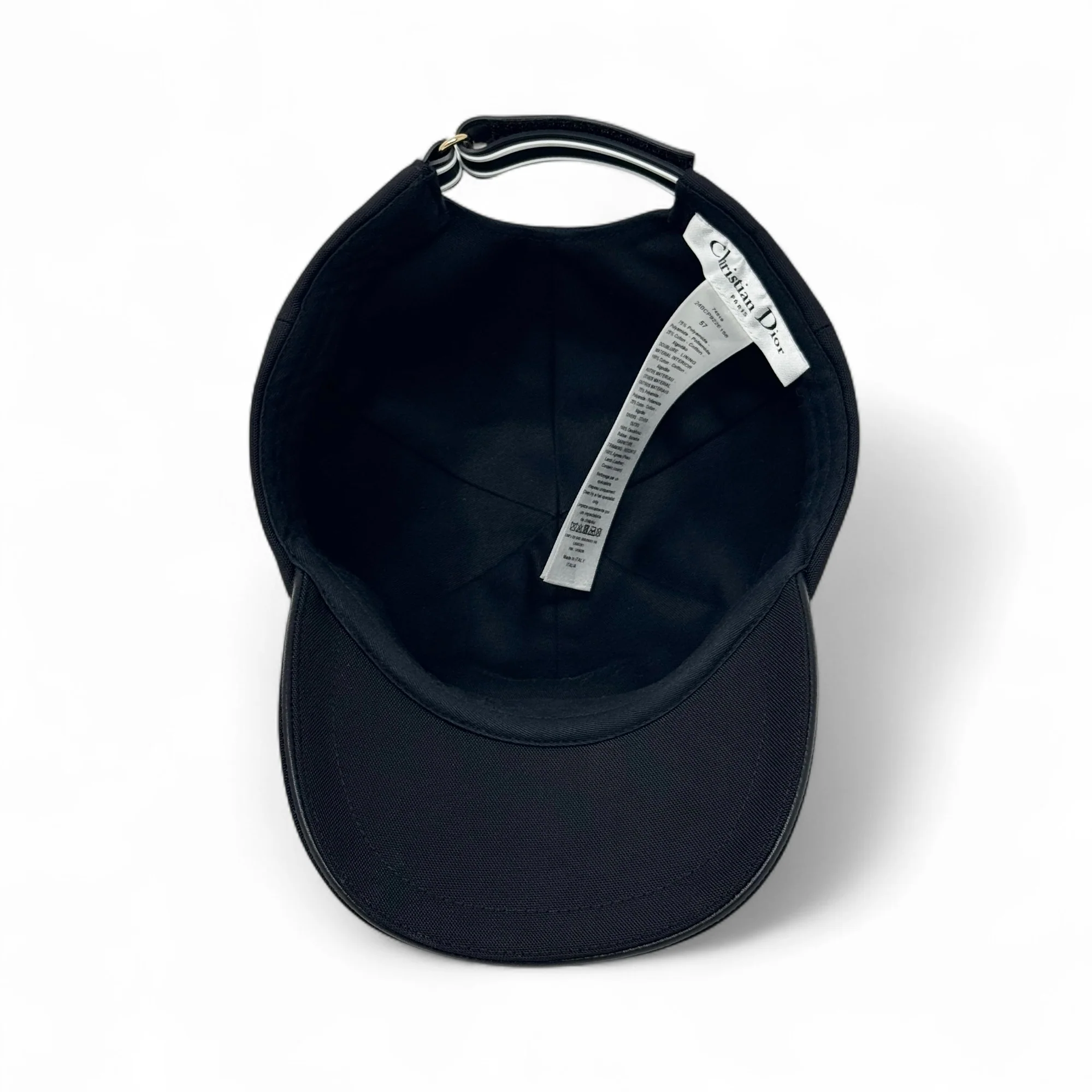 Dior Black Star Logo D-Player Cap - Image 7
