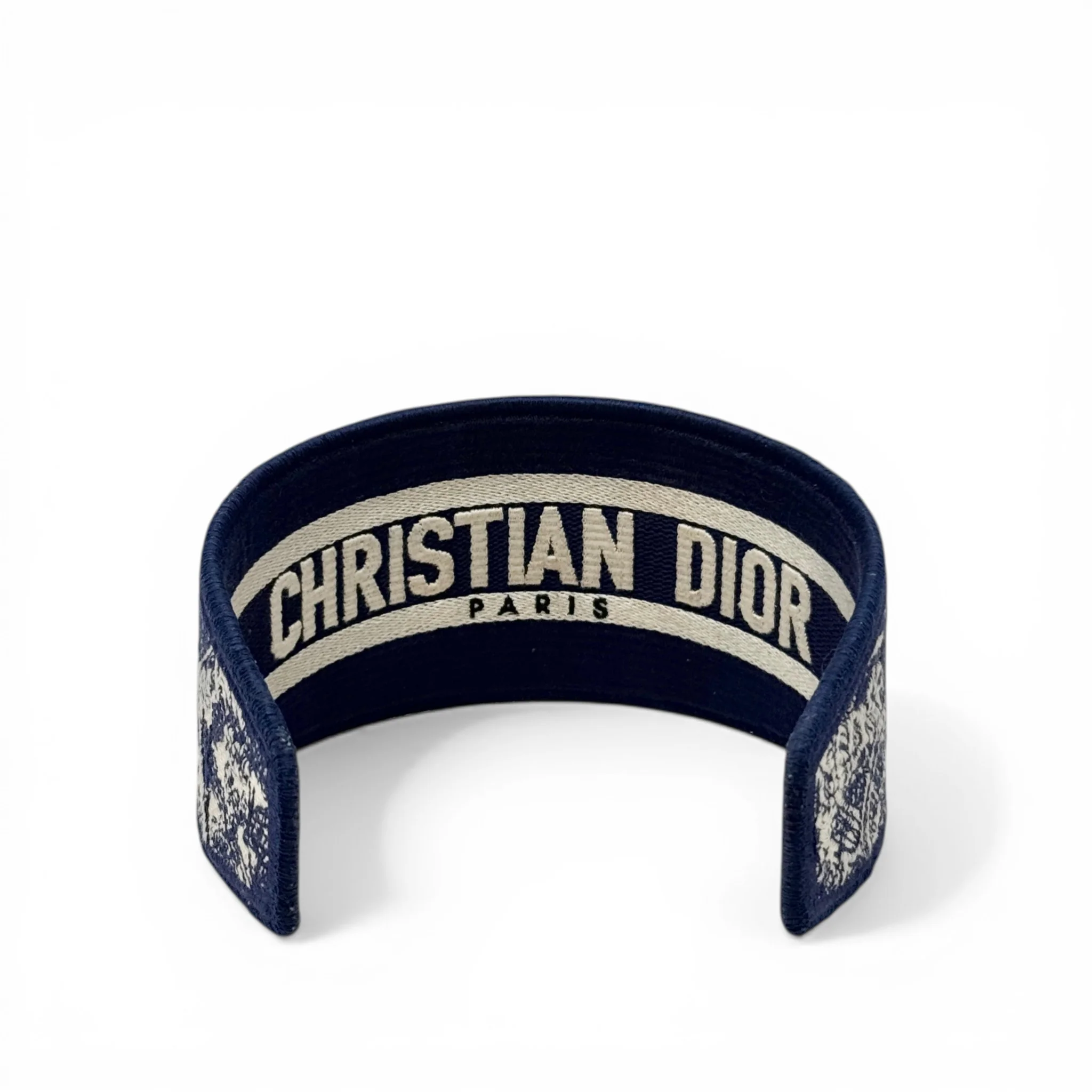 Dior Blue Toile de Jouy Headband - Image 6