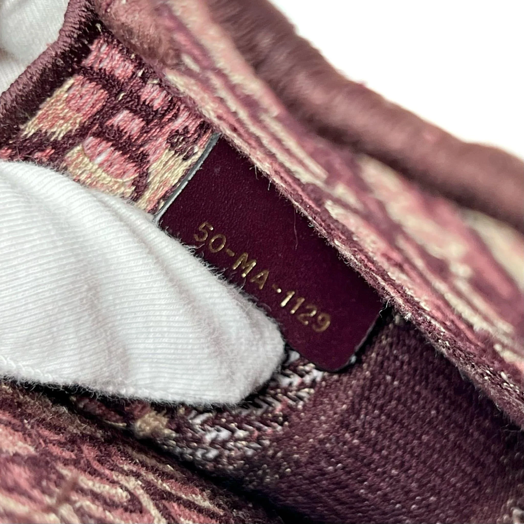Dior Burgundy Mini Book Tote - Image 11