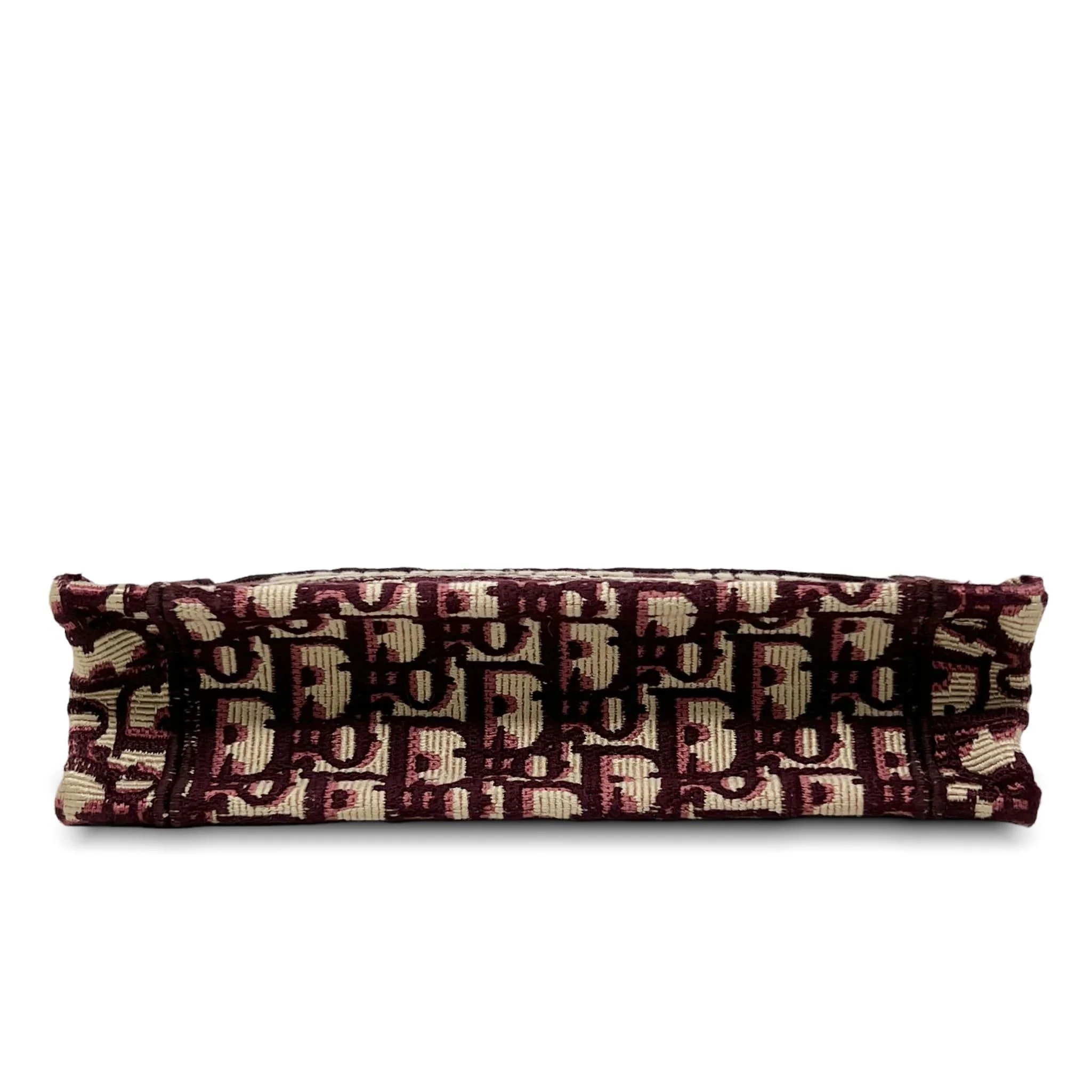 Dior Burgundy Mini Book Tote - Image 9