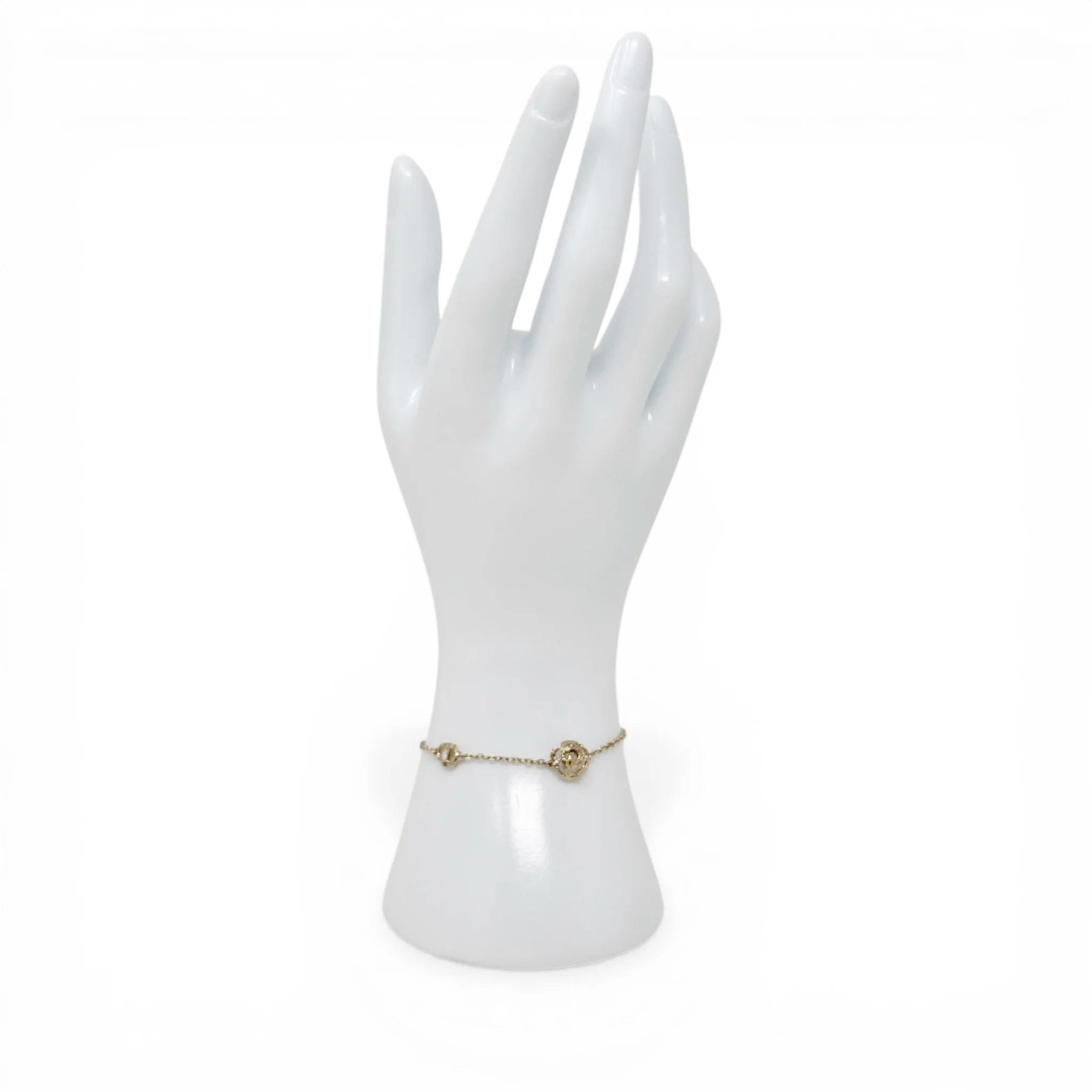 Dior Gold Rose CD Bracelet - Image 3