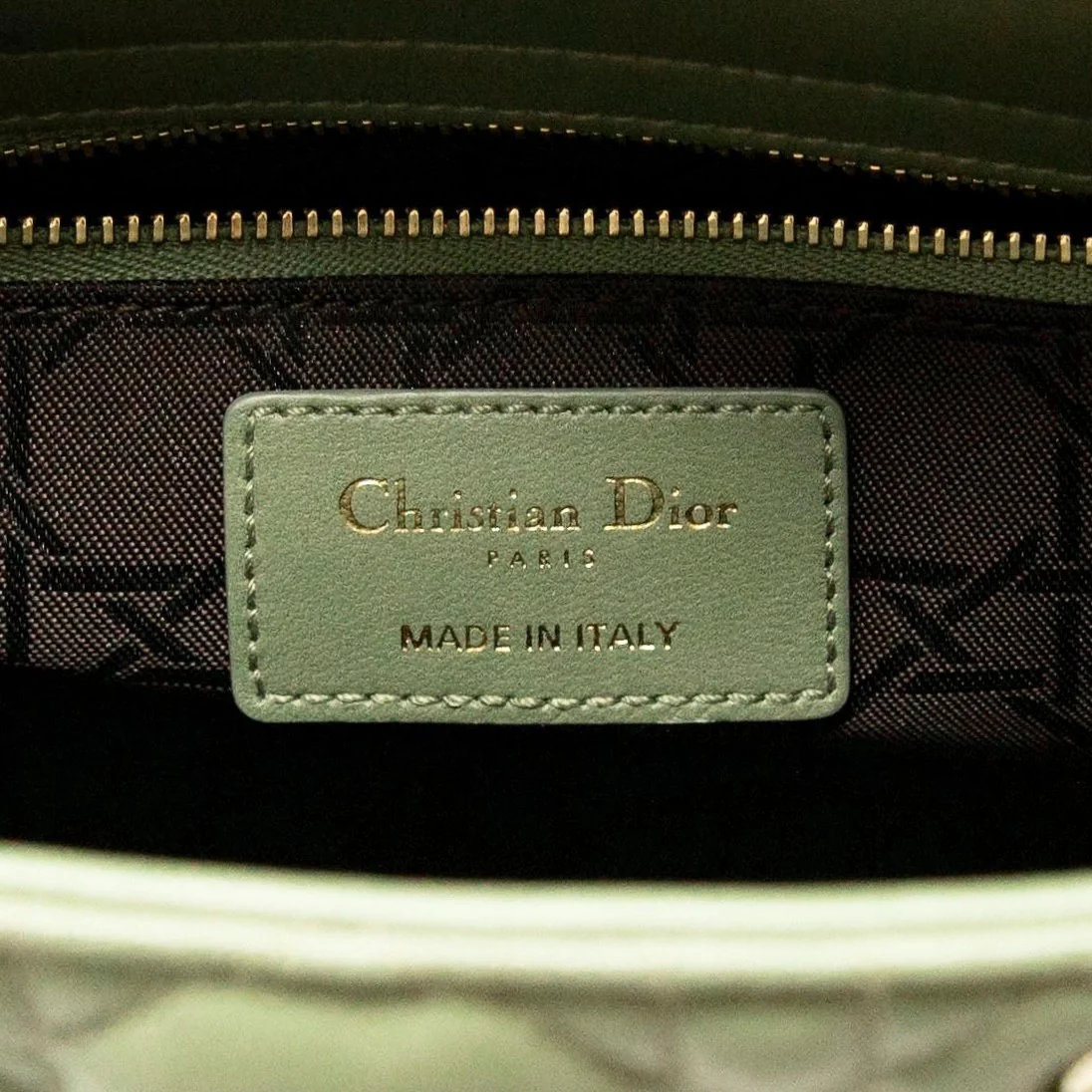 Dior Green Small Lady Dior - Image 11