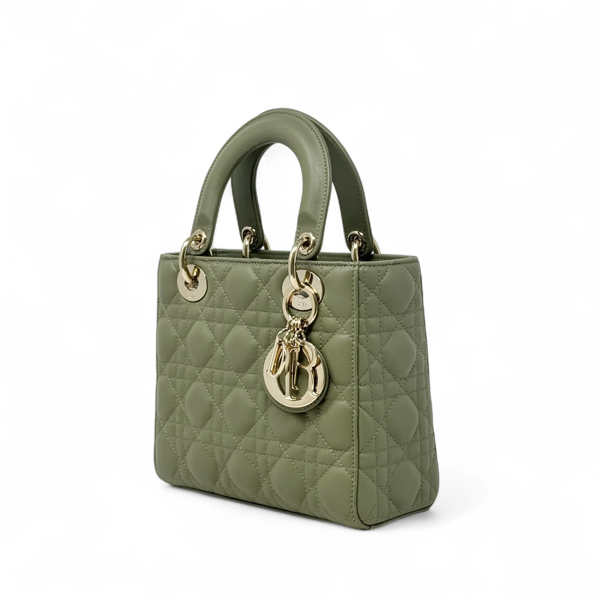 Dior Green Small Lady Dior - Image 2