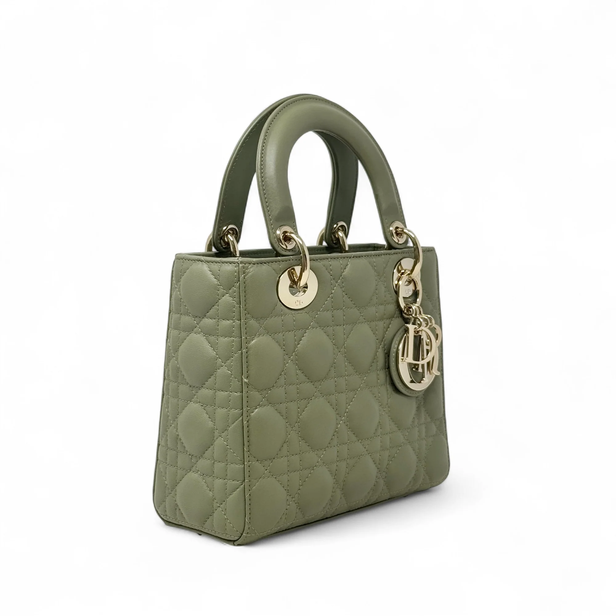 Dior Green Small Lady Dior - Image 4