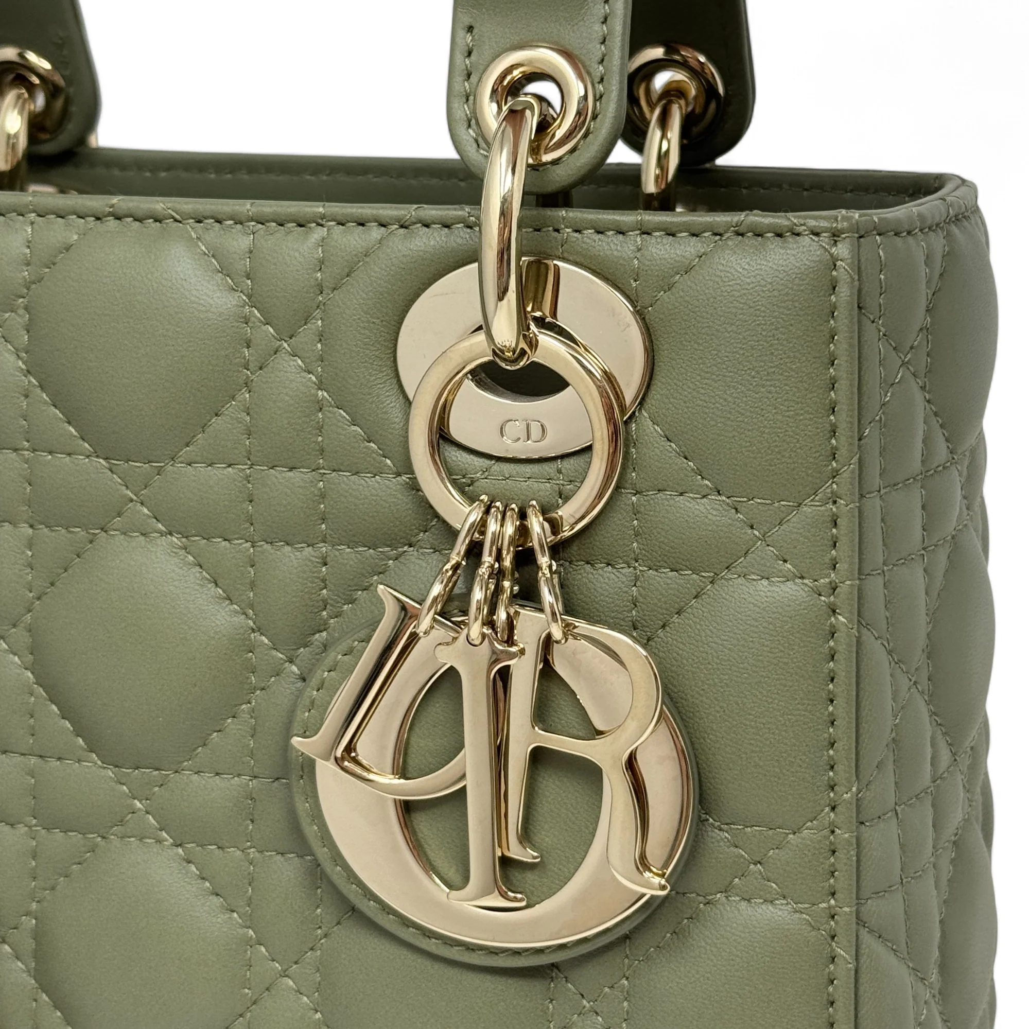 Dior Green Small Lady Dior - Image 5
