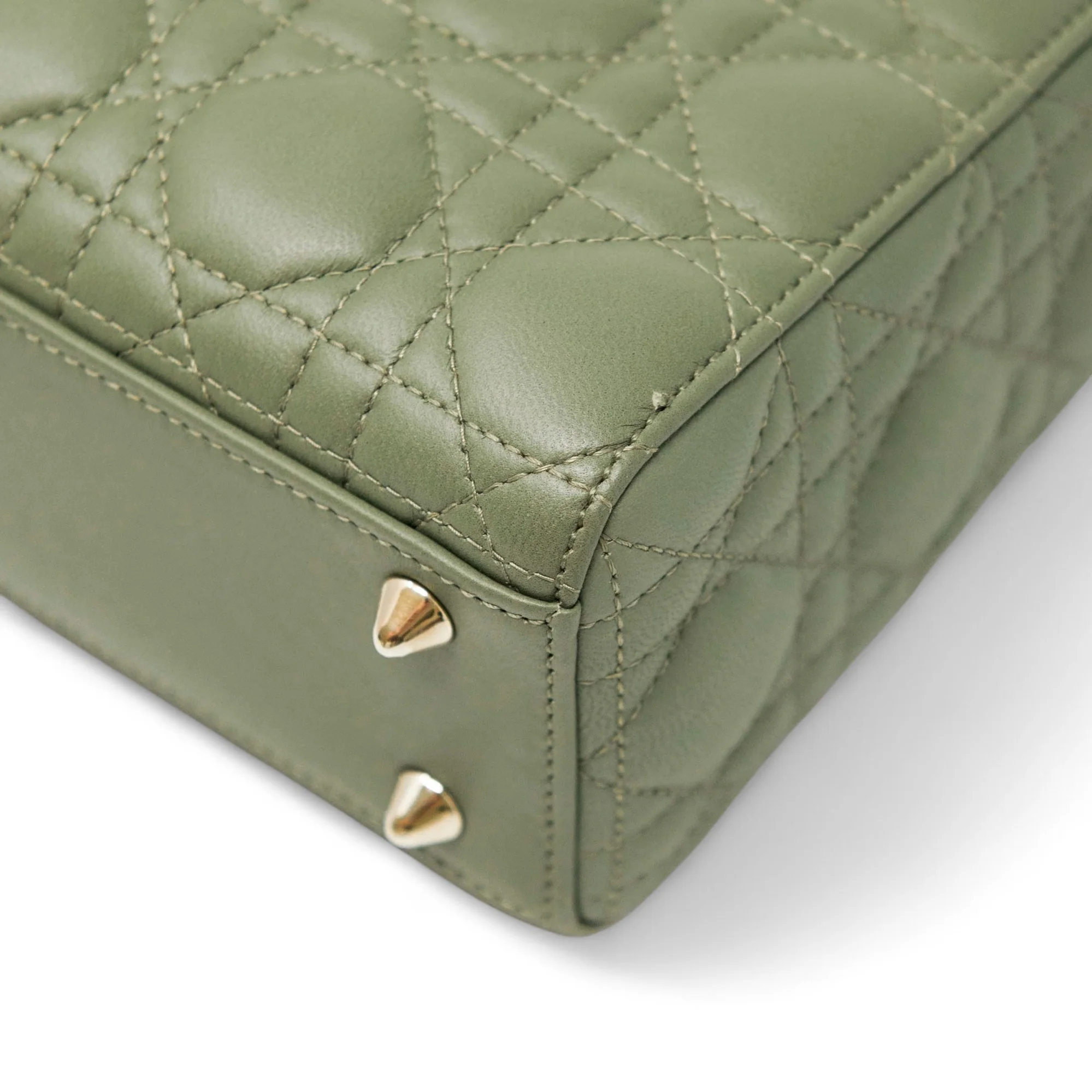 Dior Green Small Lady Dior - Image 8