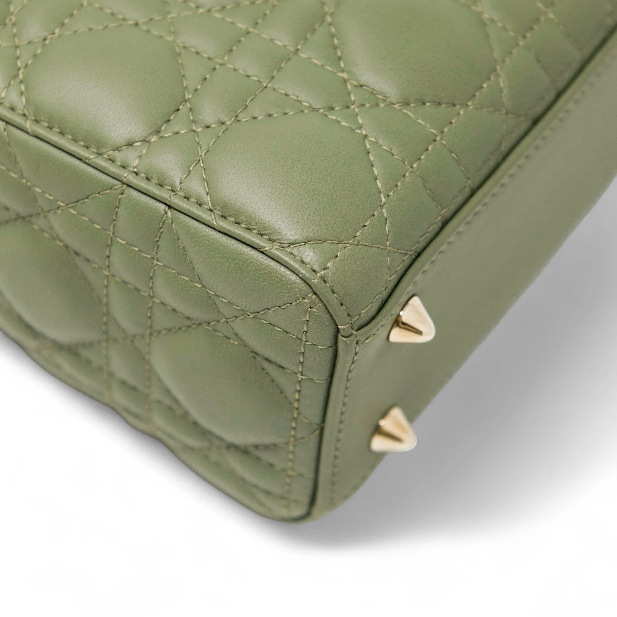 Dior Green Small Lady Dior - Image 9
