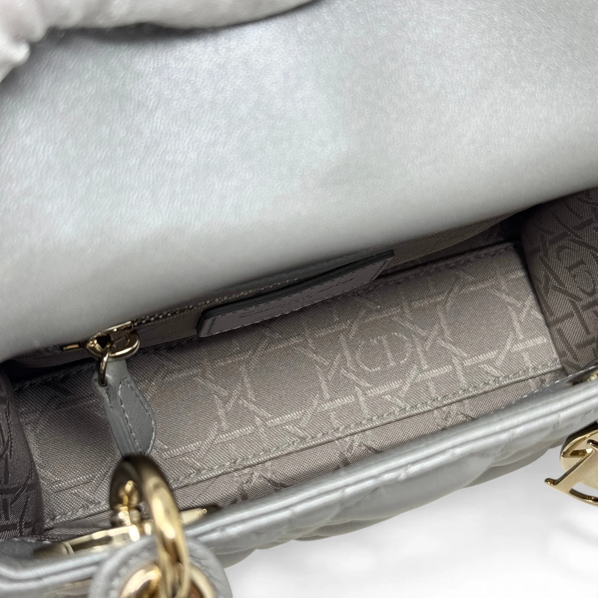 Dior Grey Mini Lady Dior - Image 13