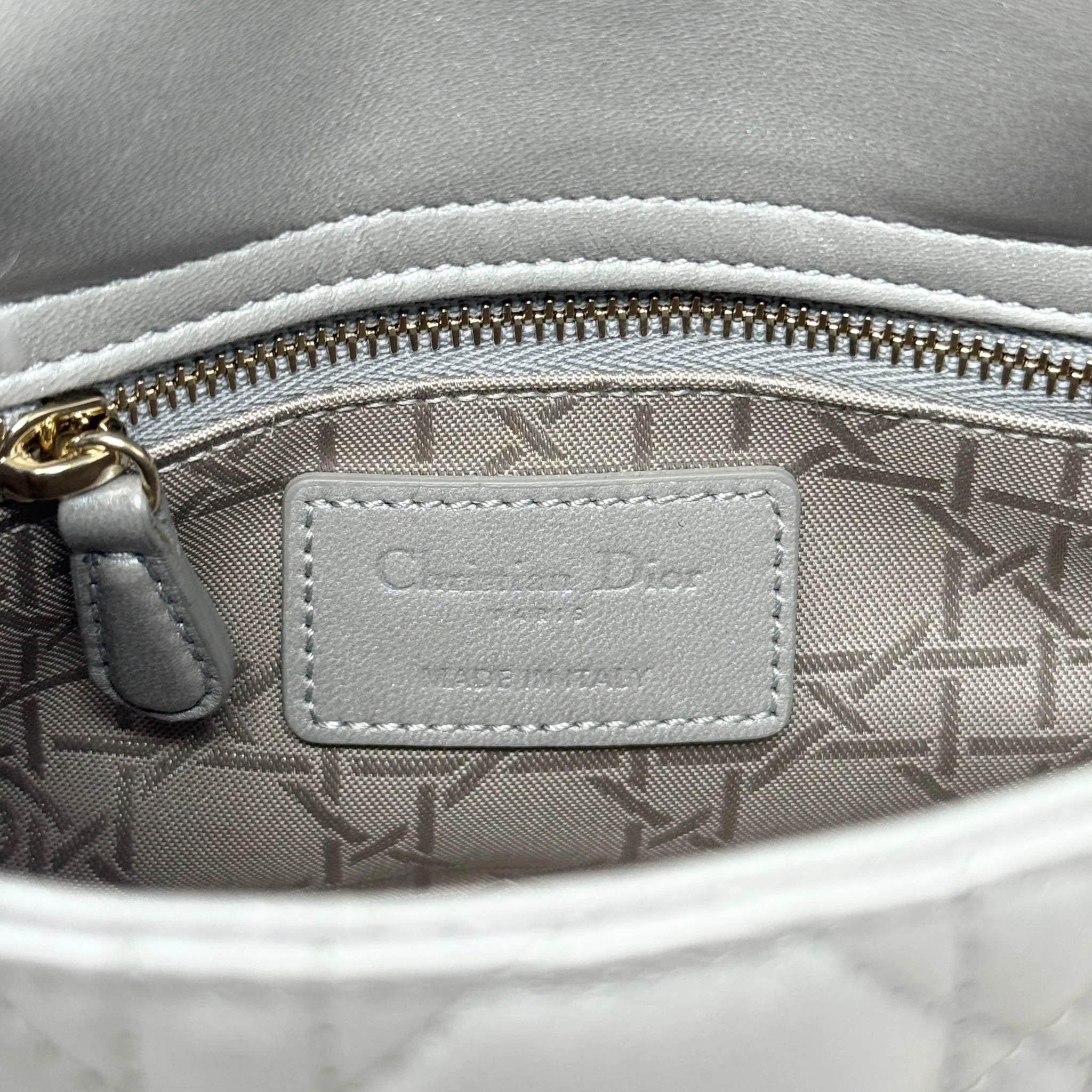 Dior Grey Mini Lady Dior - Image 14