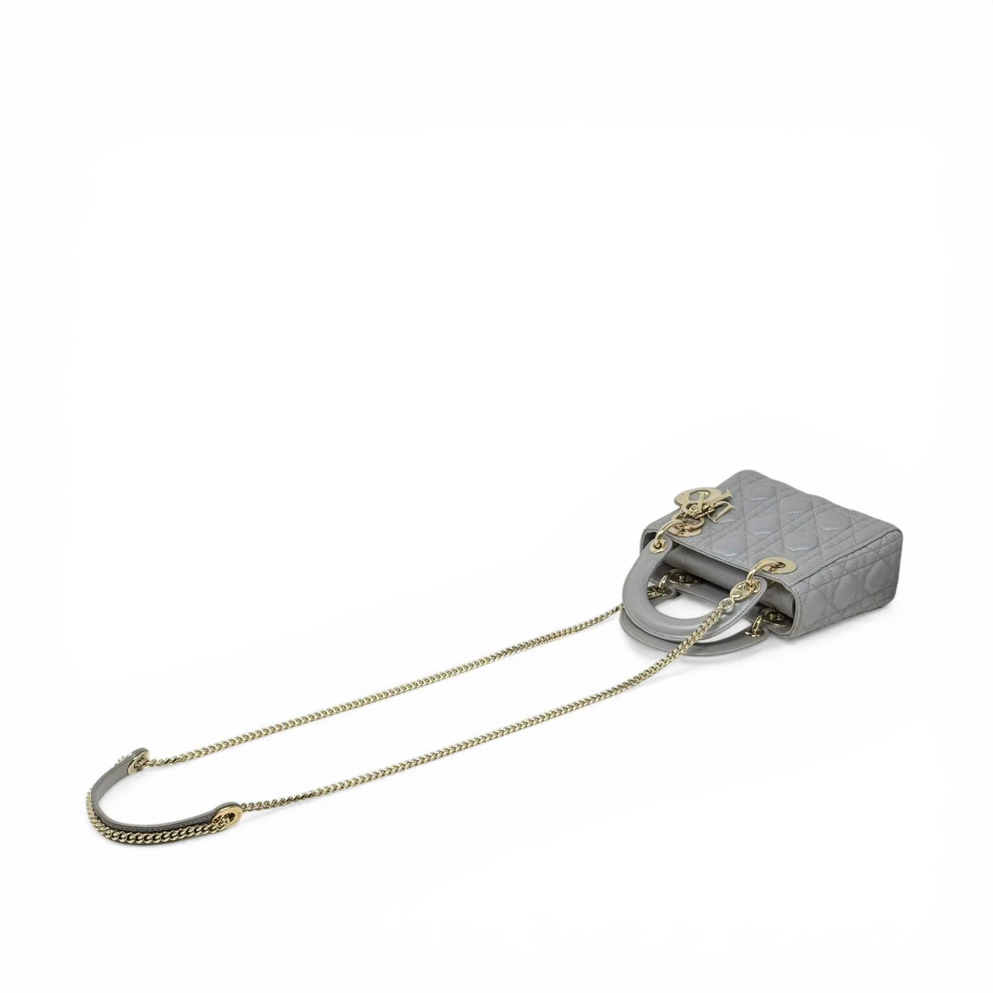Dior Grey Mini Lady Dior - Image 15