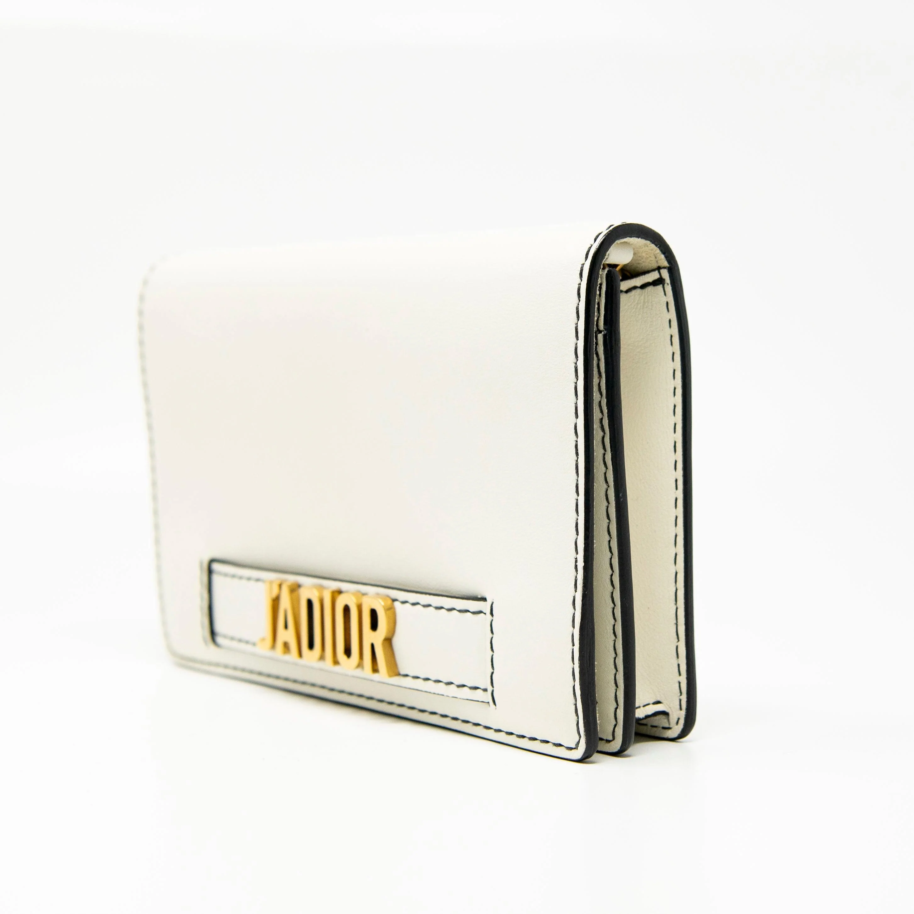 Dior J’adior White Wallet On Chain - Image 2