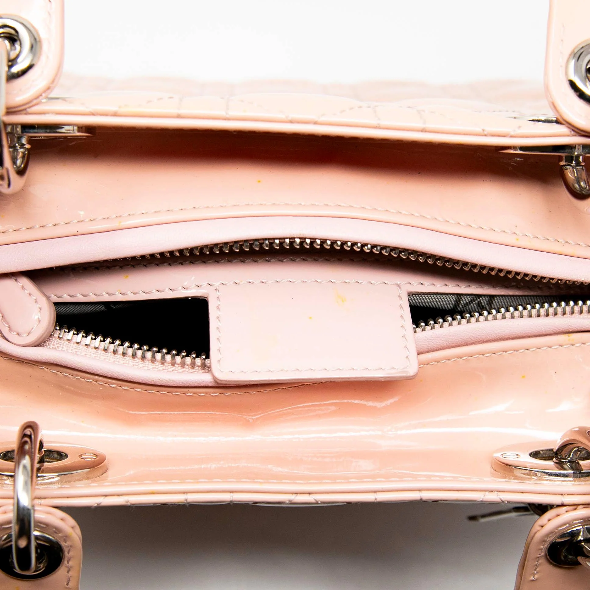 Dior Nude Patent Medium Lady Dior - Image 11