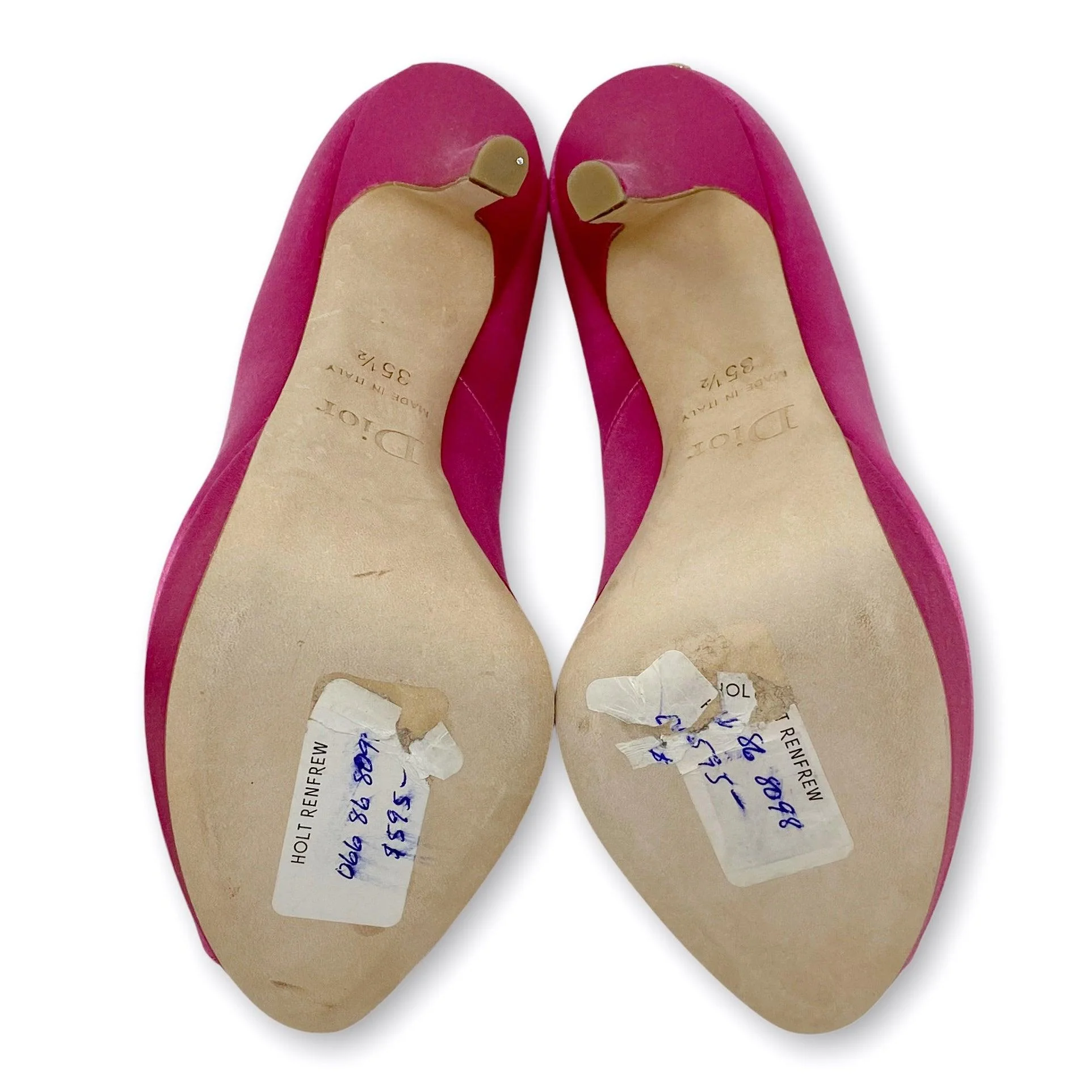 Dior Pink Miss Dior Peep Toe Pumps 35.5 - Image 4