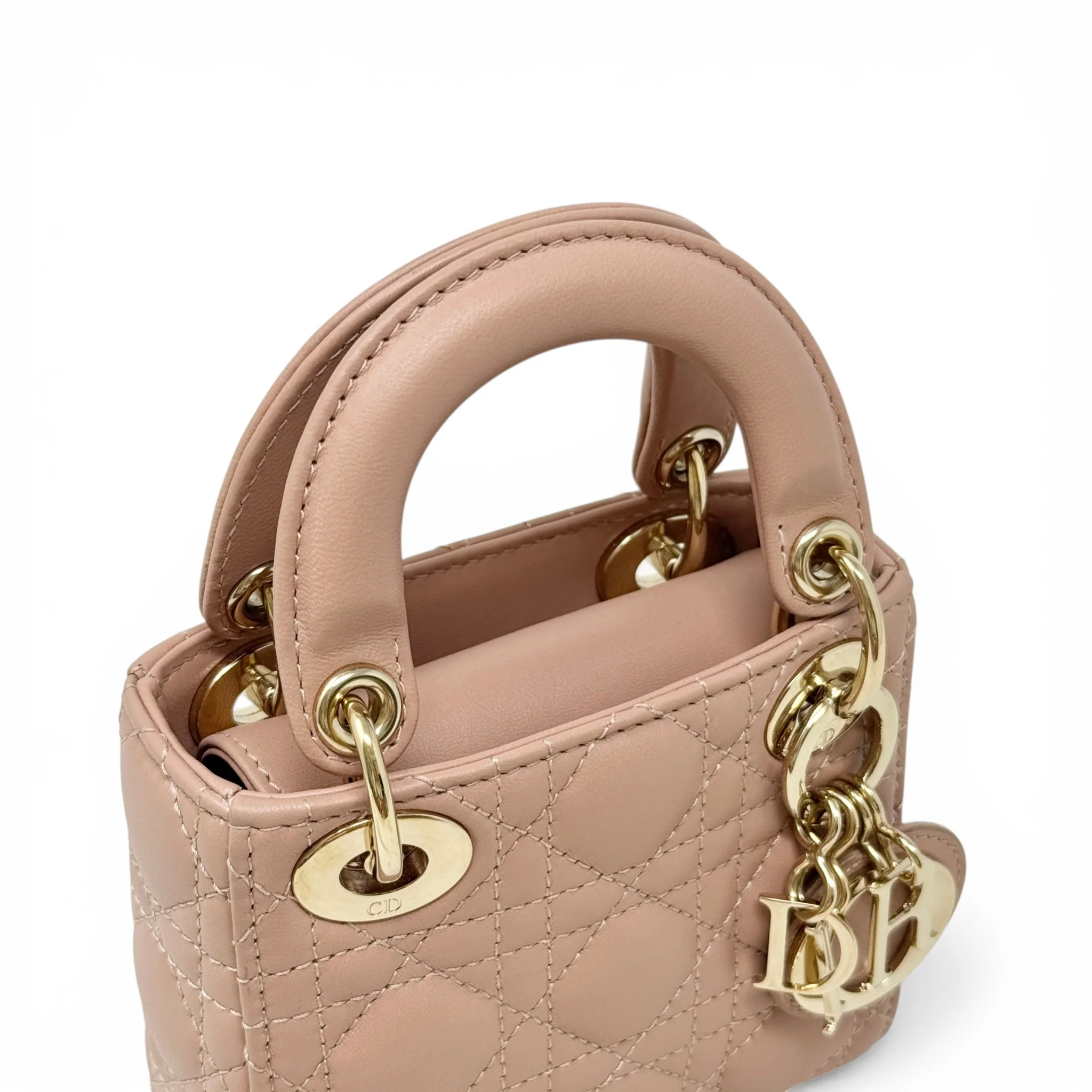 Dior Rose Des Vents Micro Lady Dior - Image 10