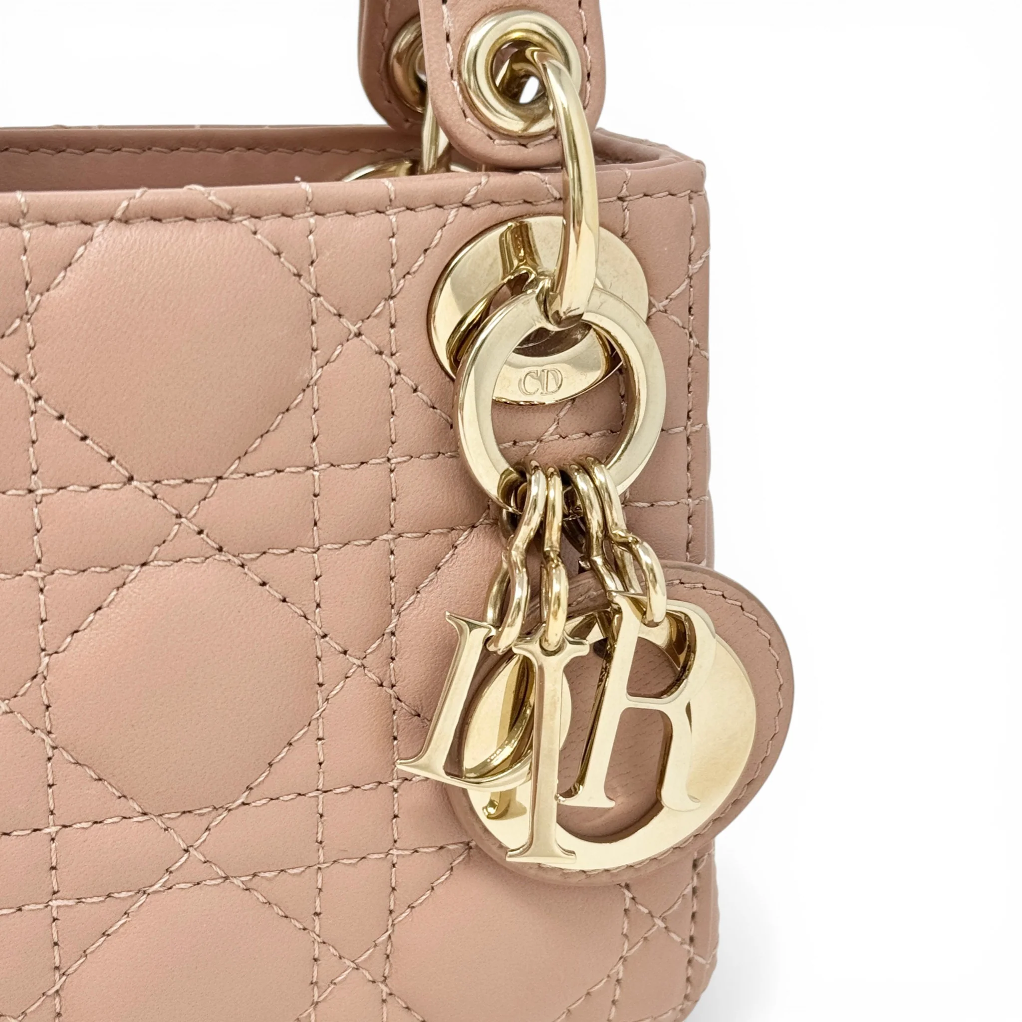 Dior Rose Des Vents Micro Lady Dior - Image 11
