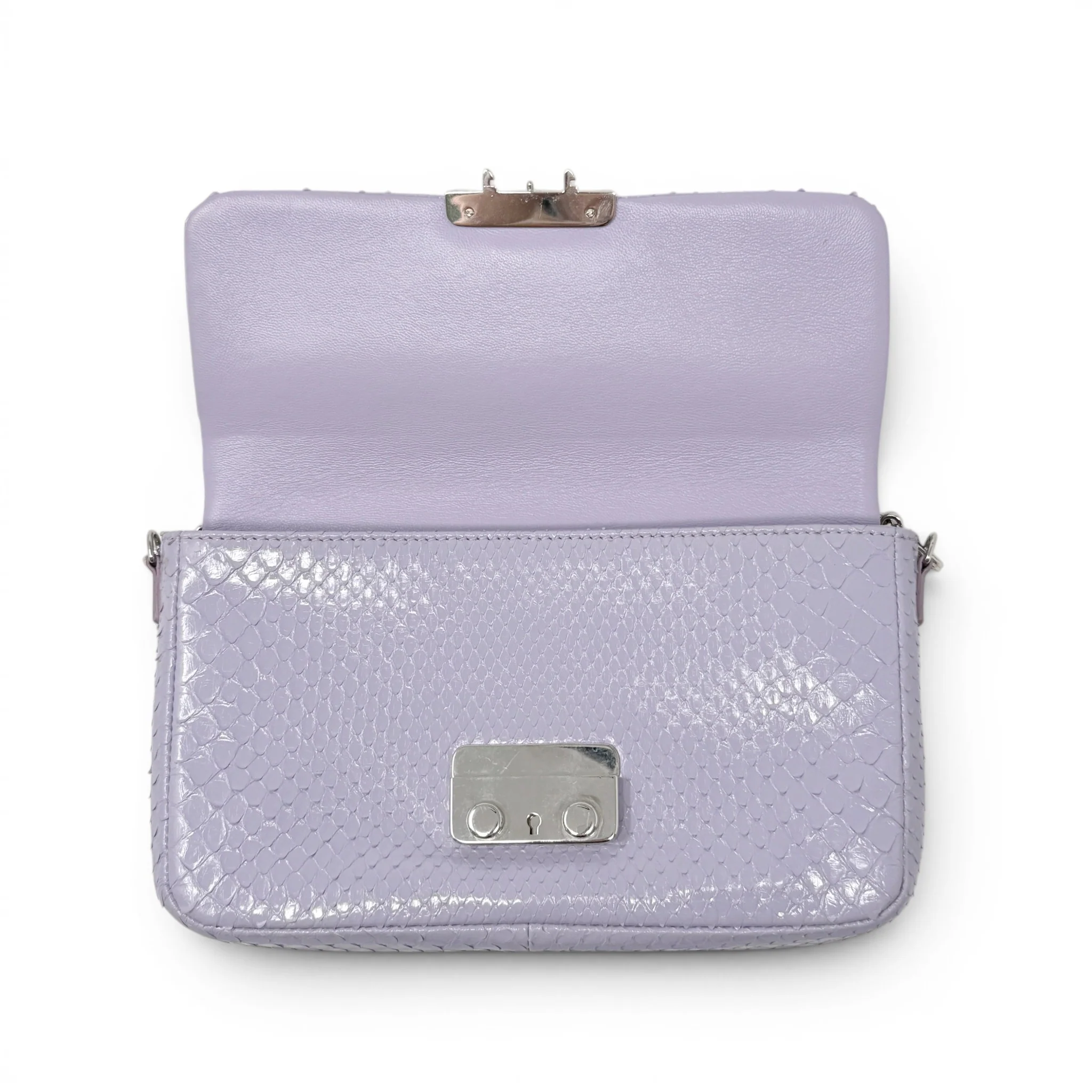 Dior Purple Python Miss Dior Promenade Bag - Image 11