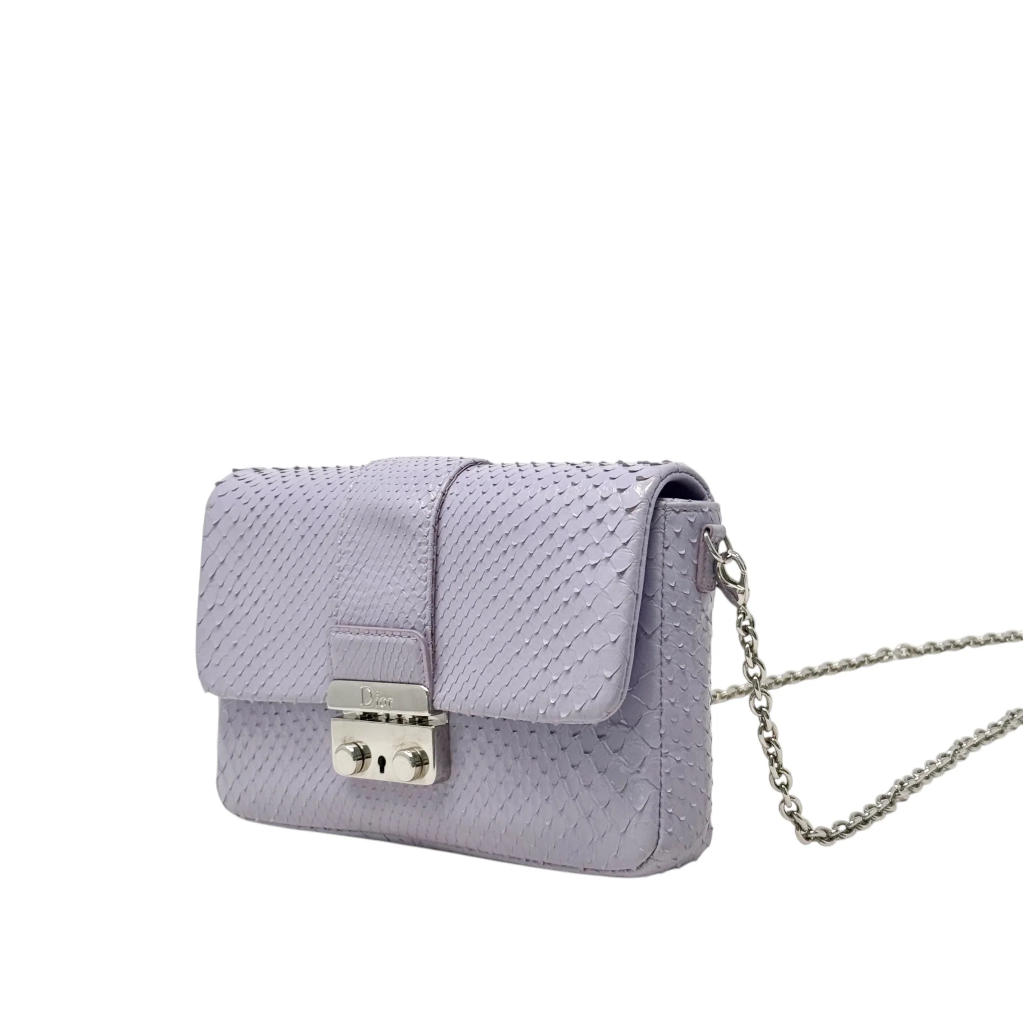 Dior Purple Python Miss Dior Promenade Bag - Image 2