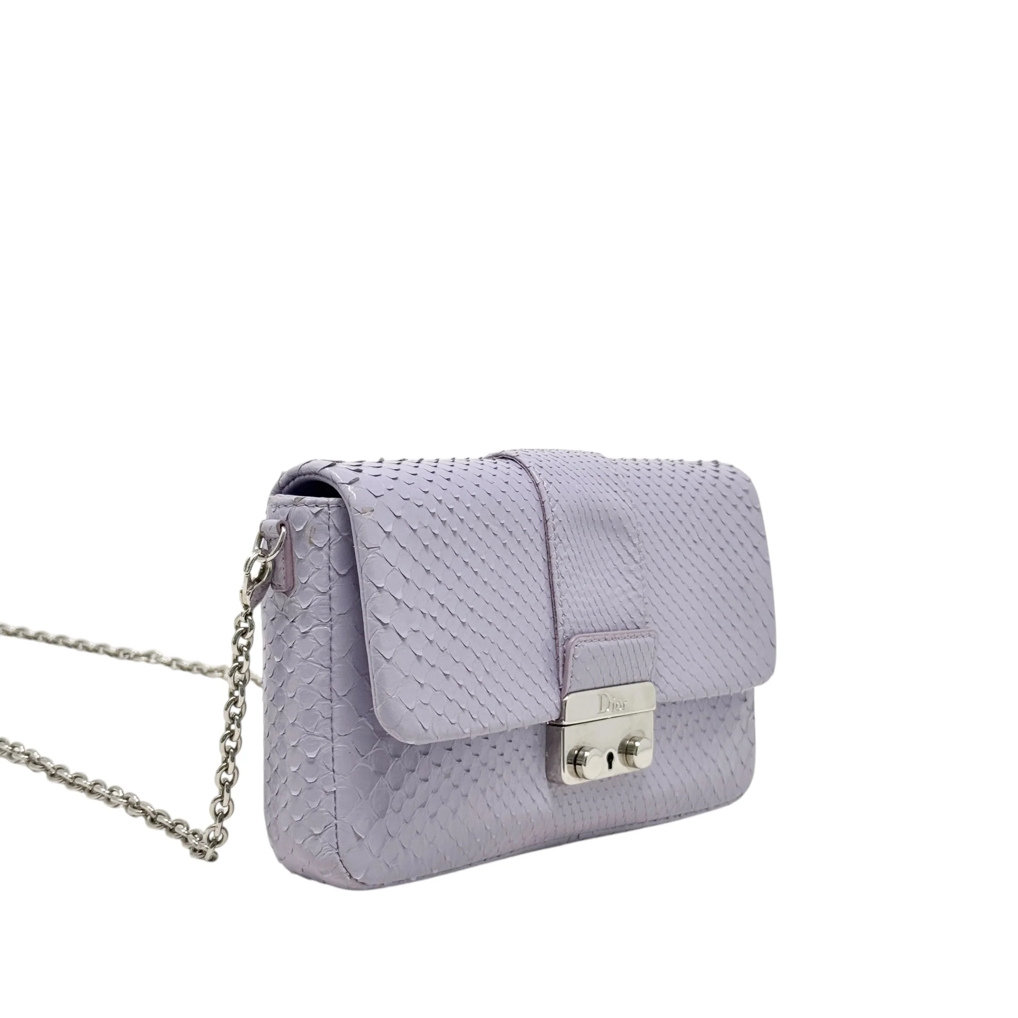 Dior Purple Python Miss Dior Promenade Bag - Image 4
