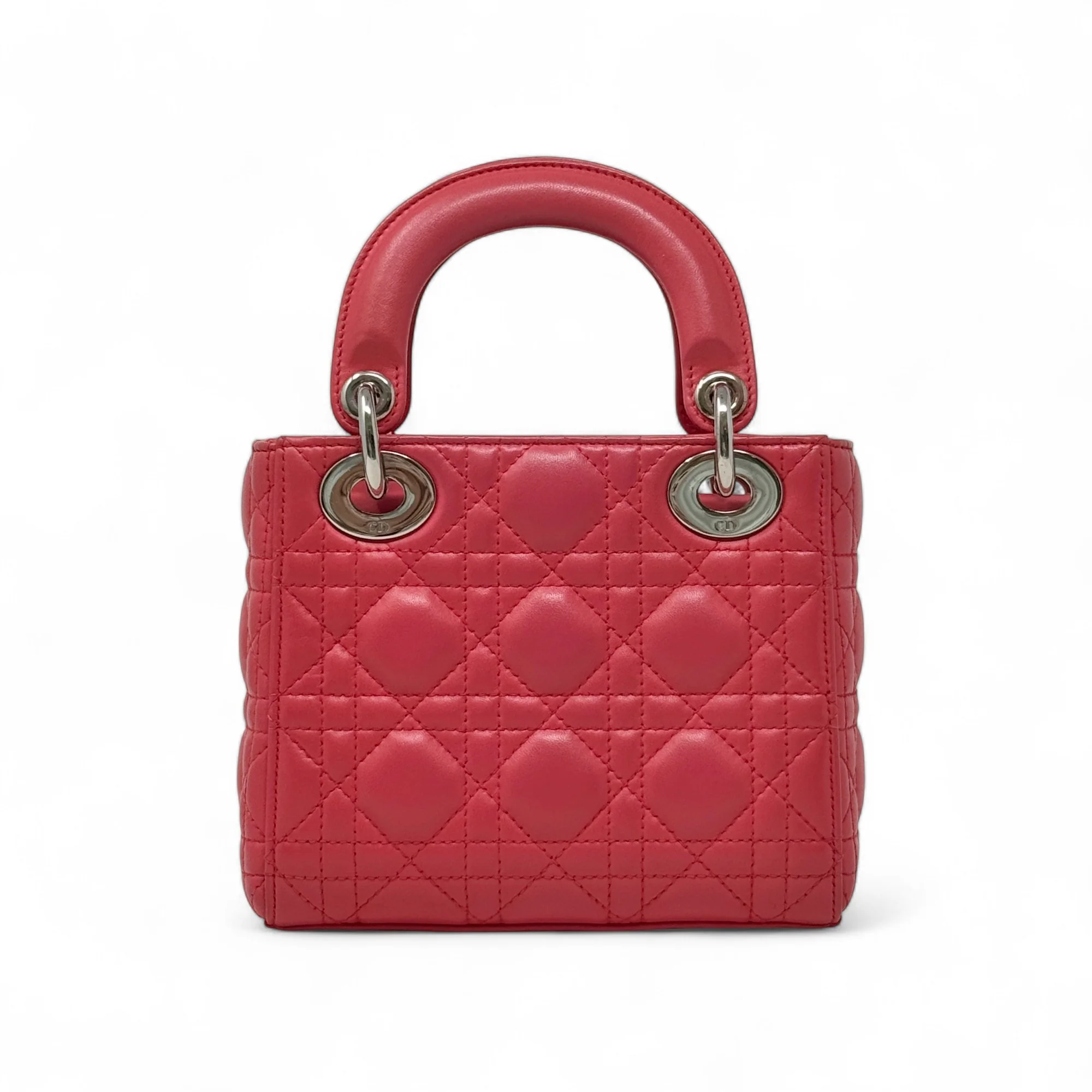 Dior Red Mini Lady Dior - Image 3