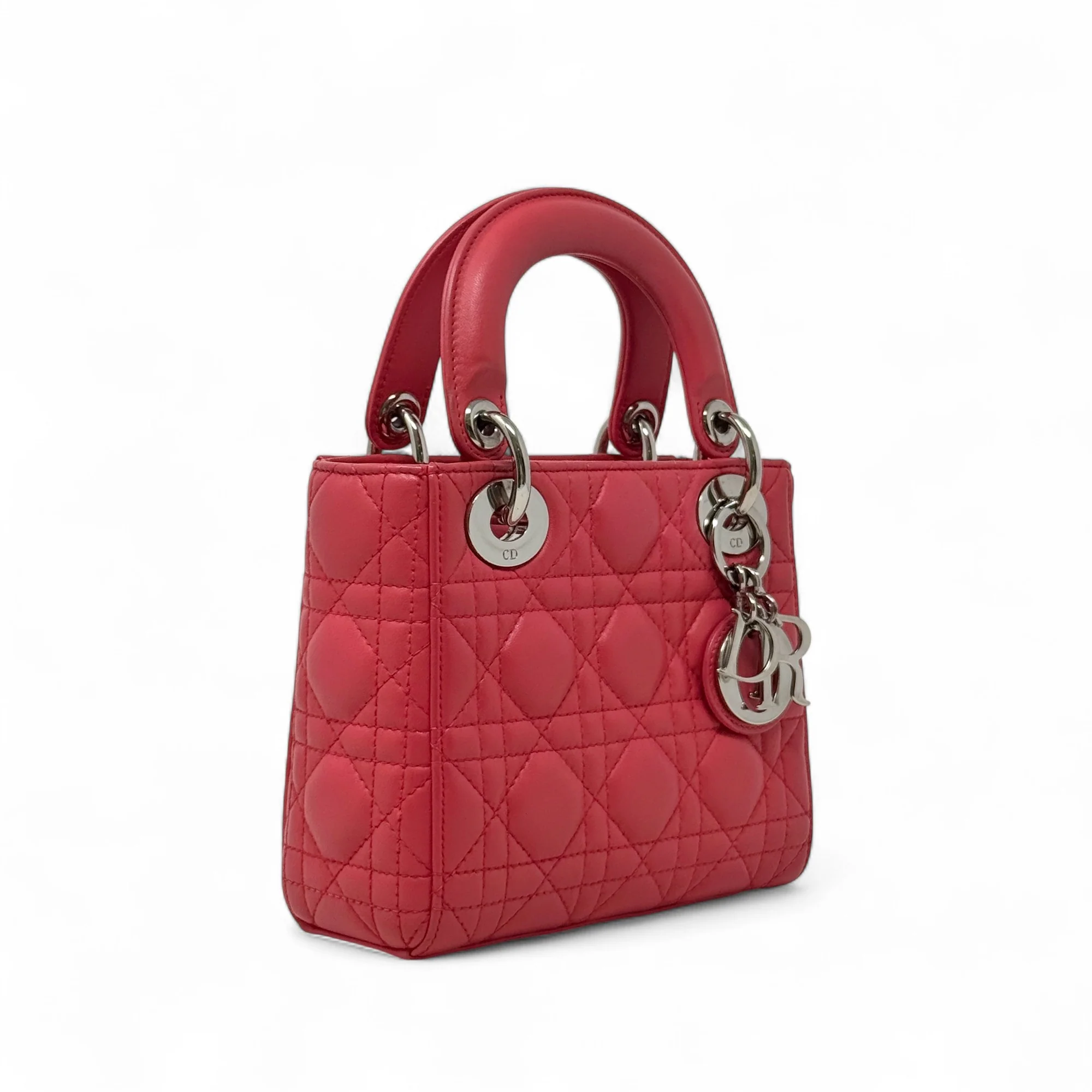 Dior Red Mini Lady Dior - Image 4