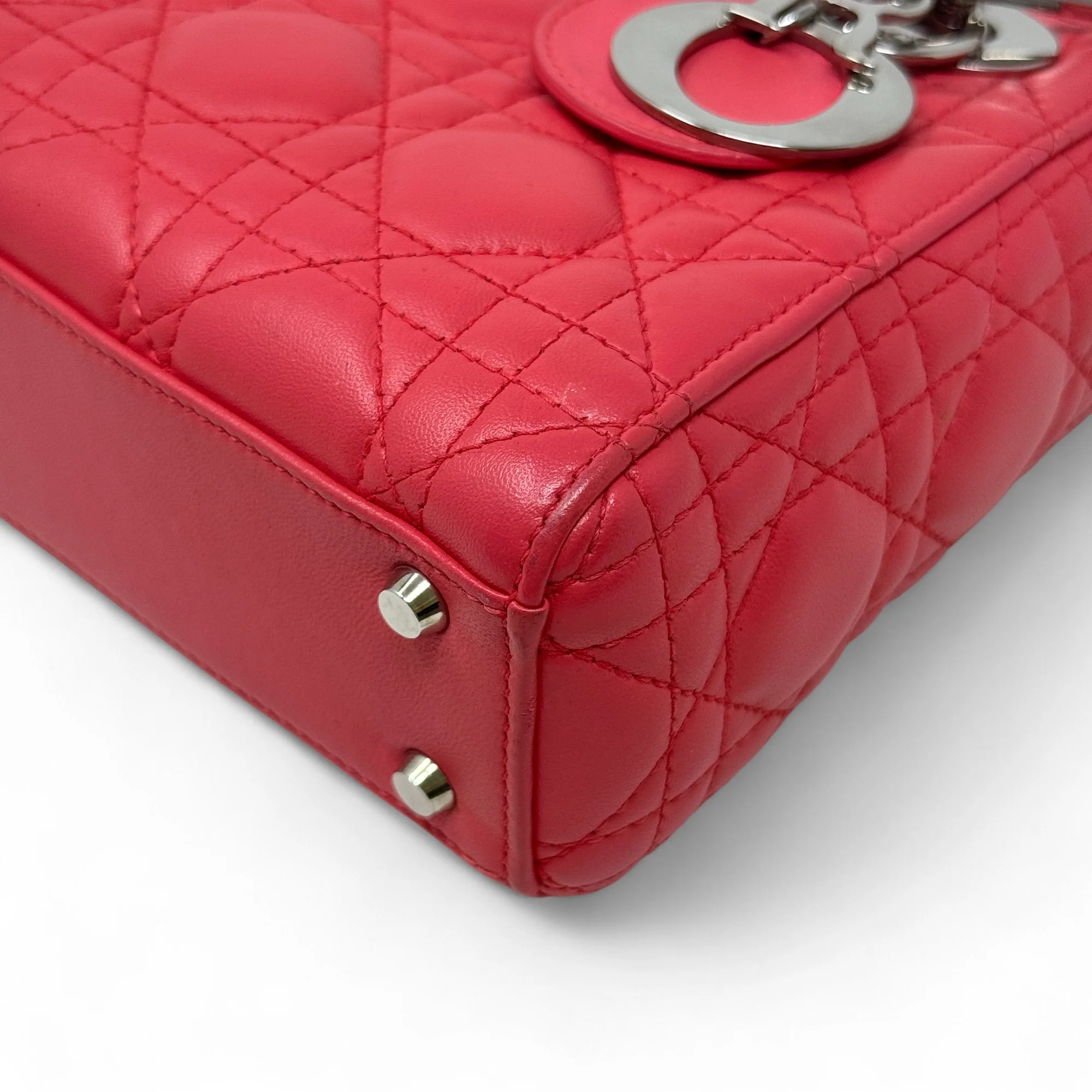 Dior Red Mini Lady Dior - Image 7