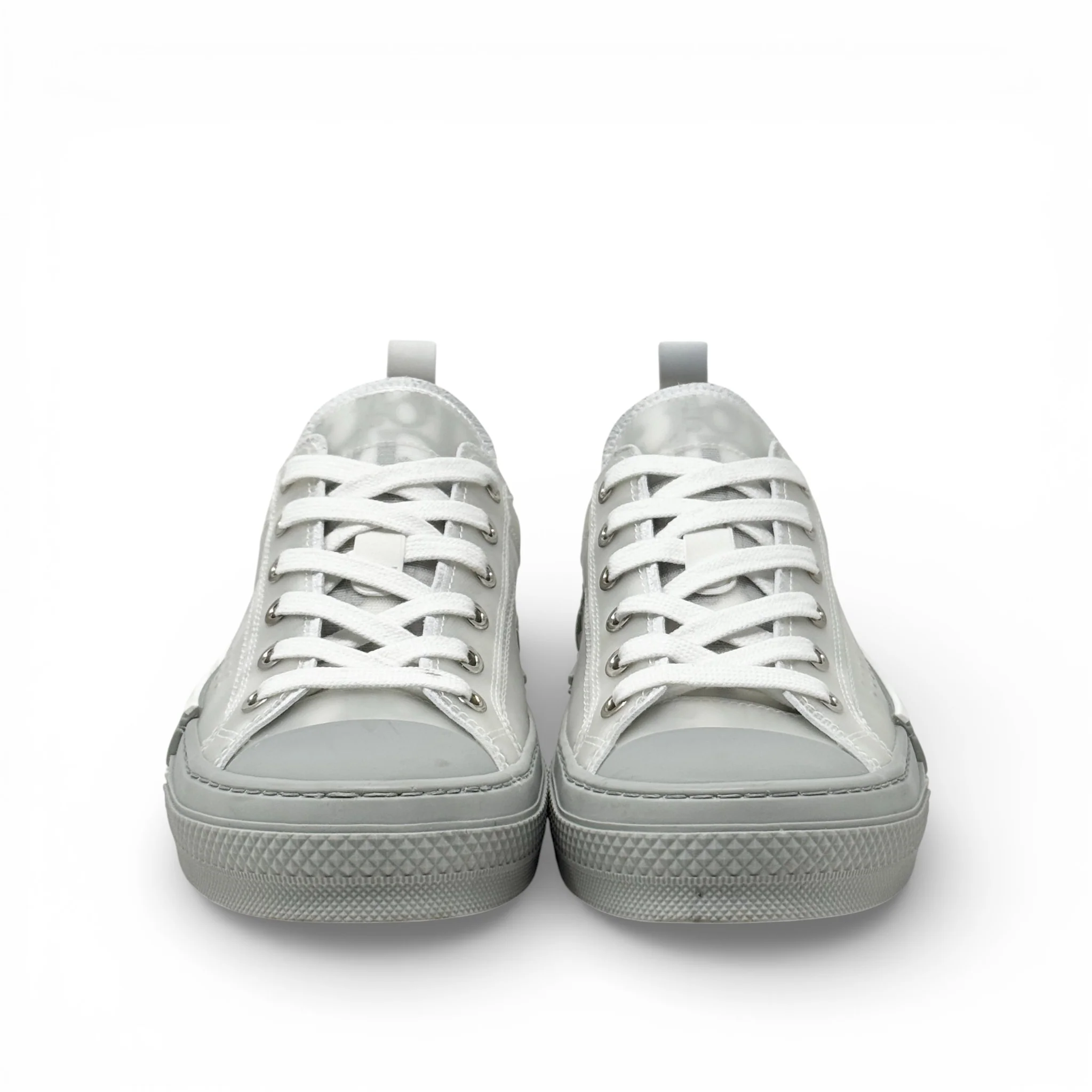 Dior White B23 Low Top Sneakers 37 - Image 5
