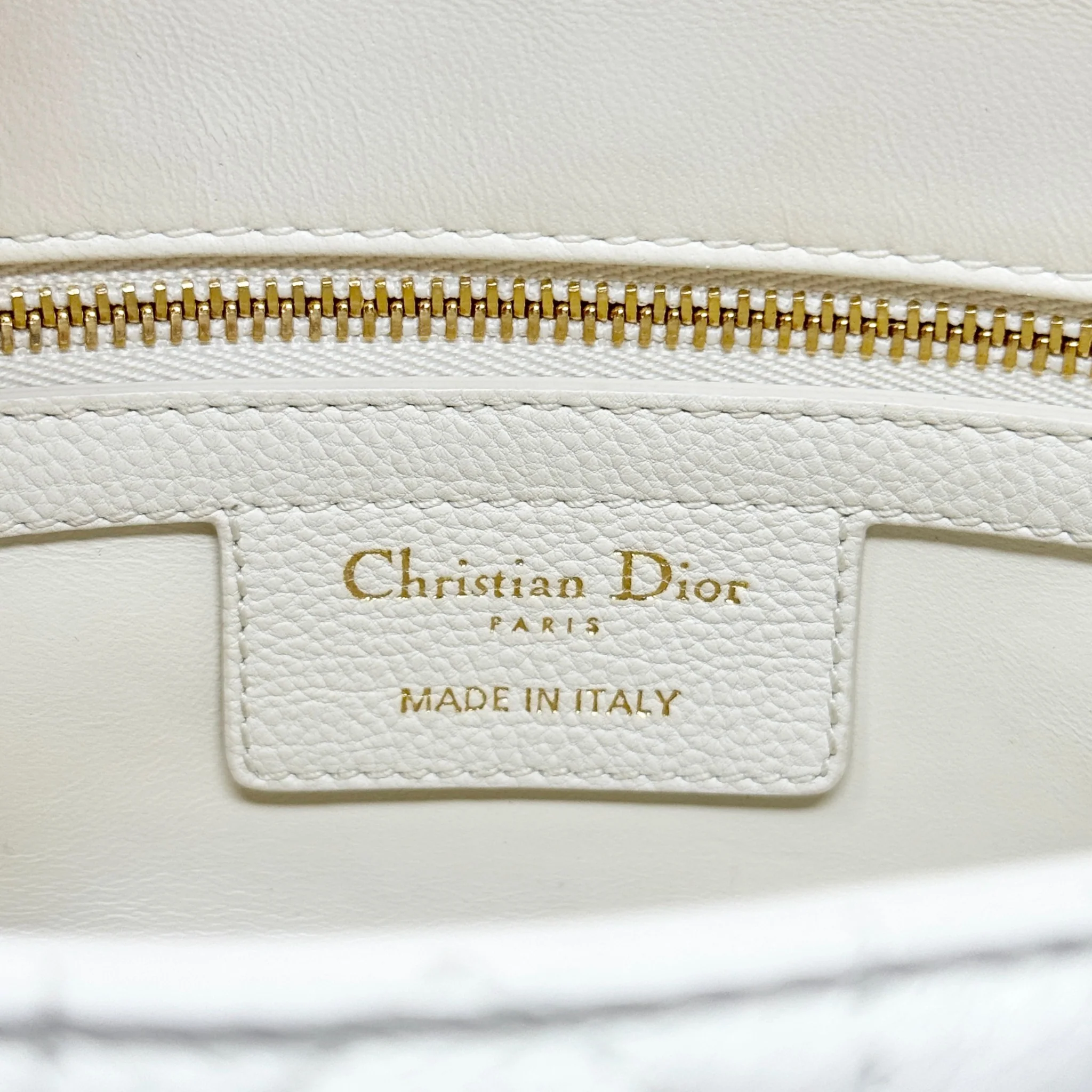 Dior White Small Caro Bag - Image 13