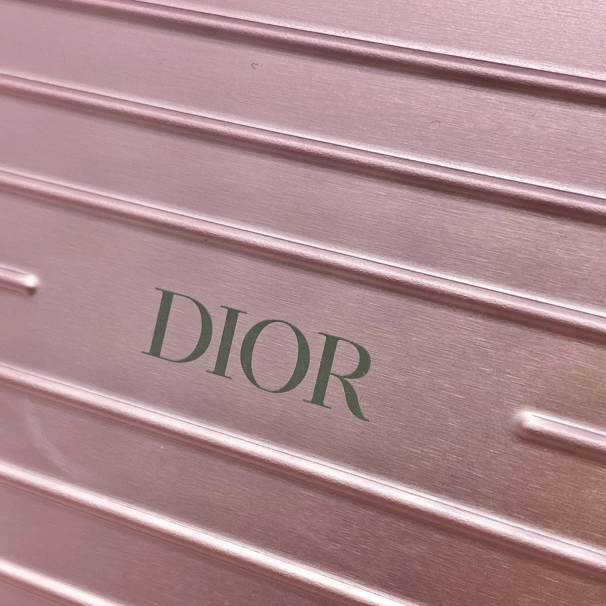 Dior x Rimowa Rose Aluminum Personal Clutch - Image 11