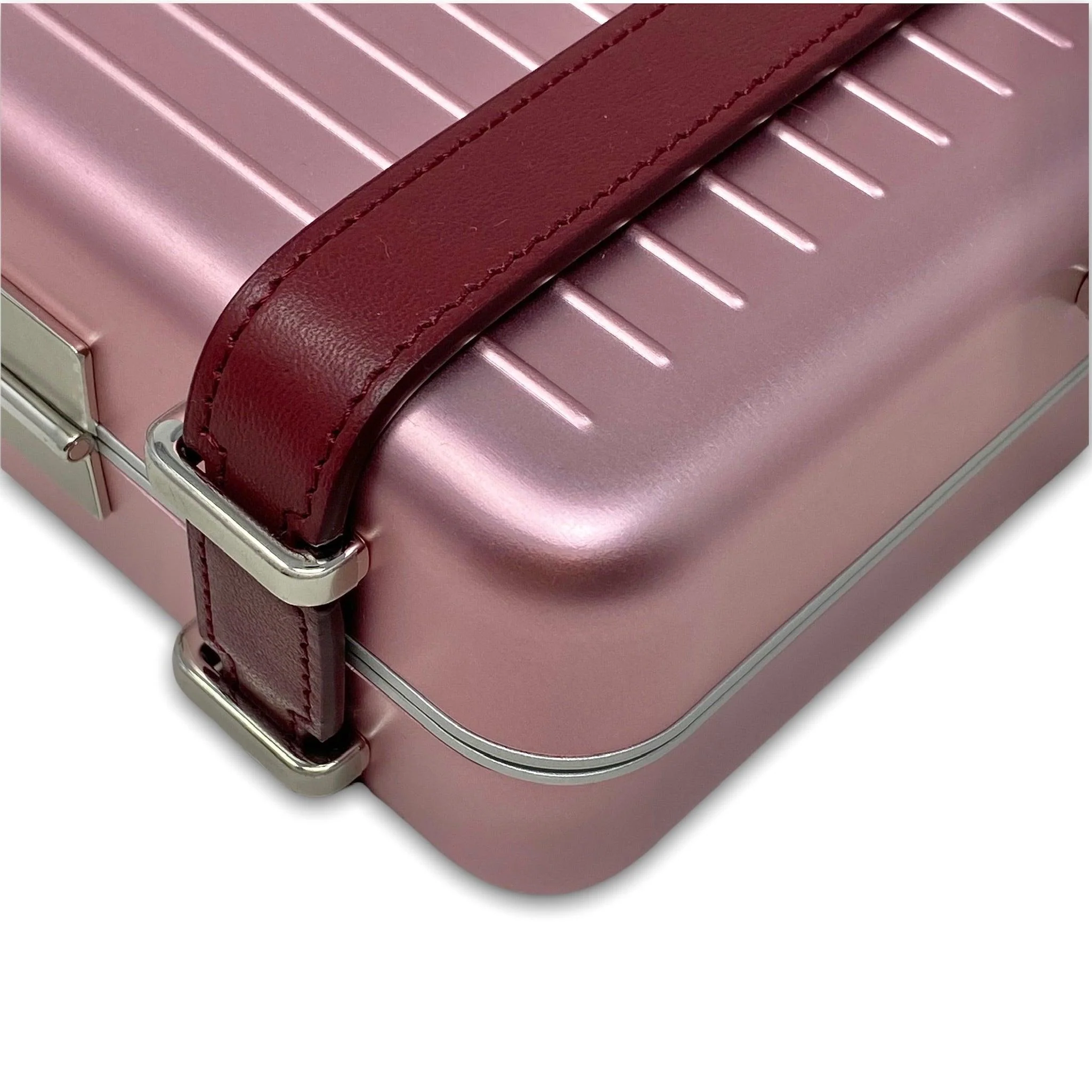 Dior x Rimowa Rose Aluminum Personal Clutch - Image 6